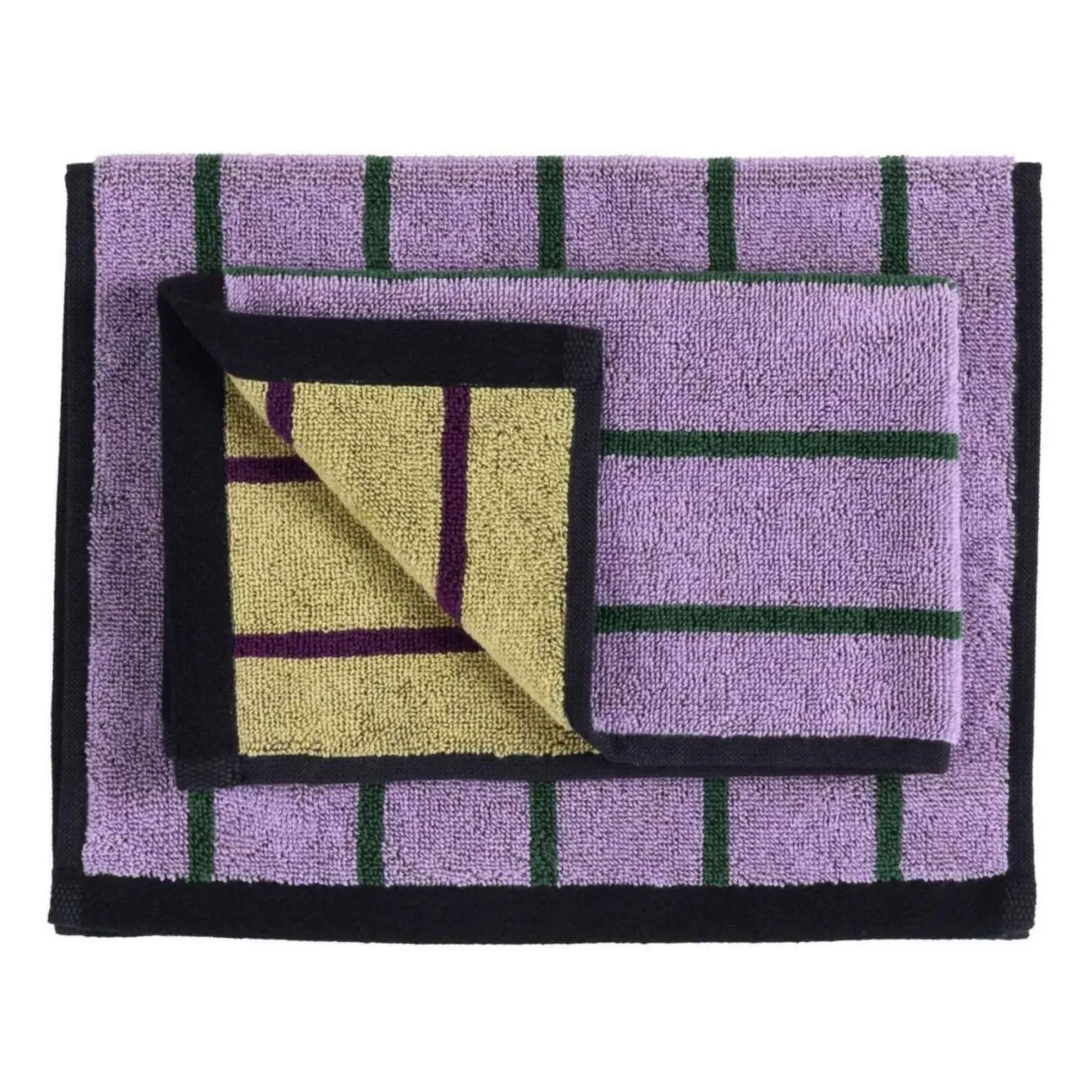 Charly Guest Towel Set of 2 - Lilac, Organic Cotton product