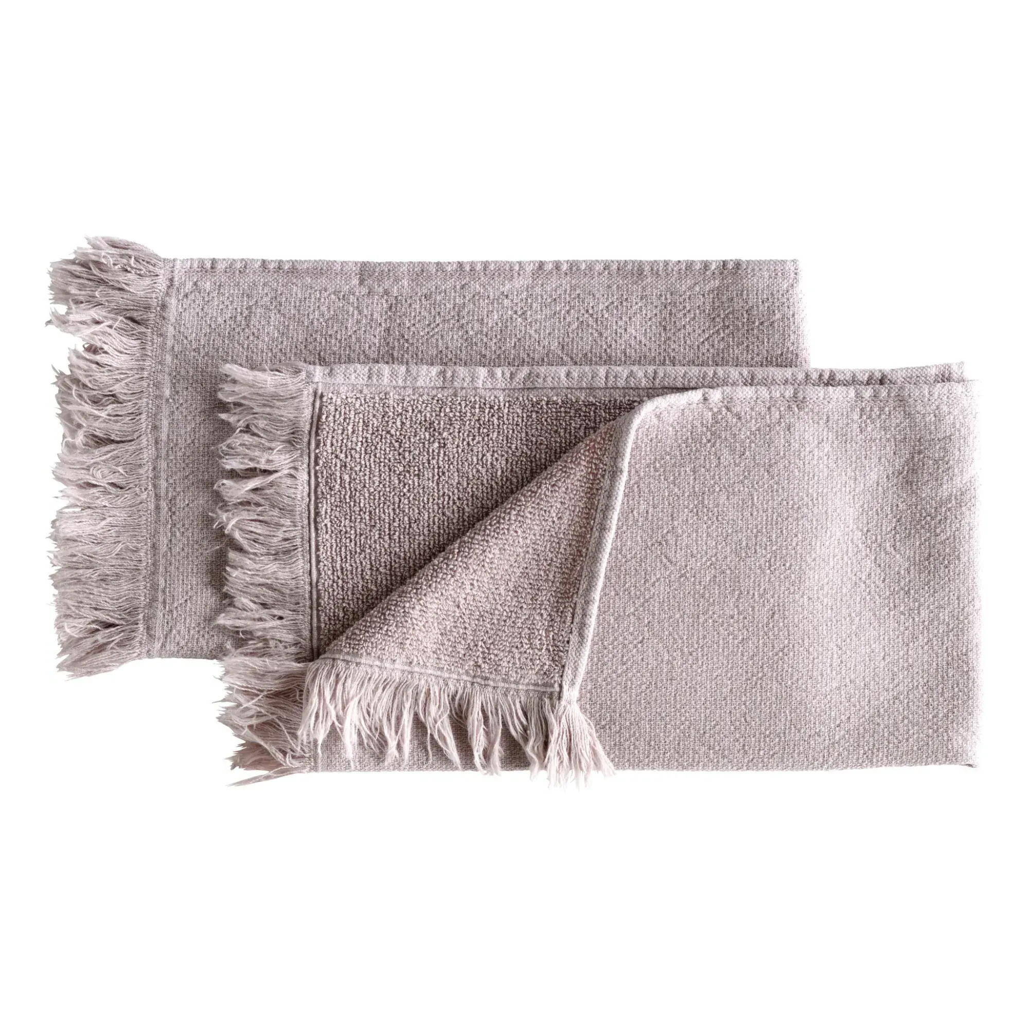 Guest Towels Set of 2 - Pale Pink, Organic Cotton product
