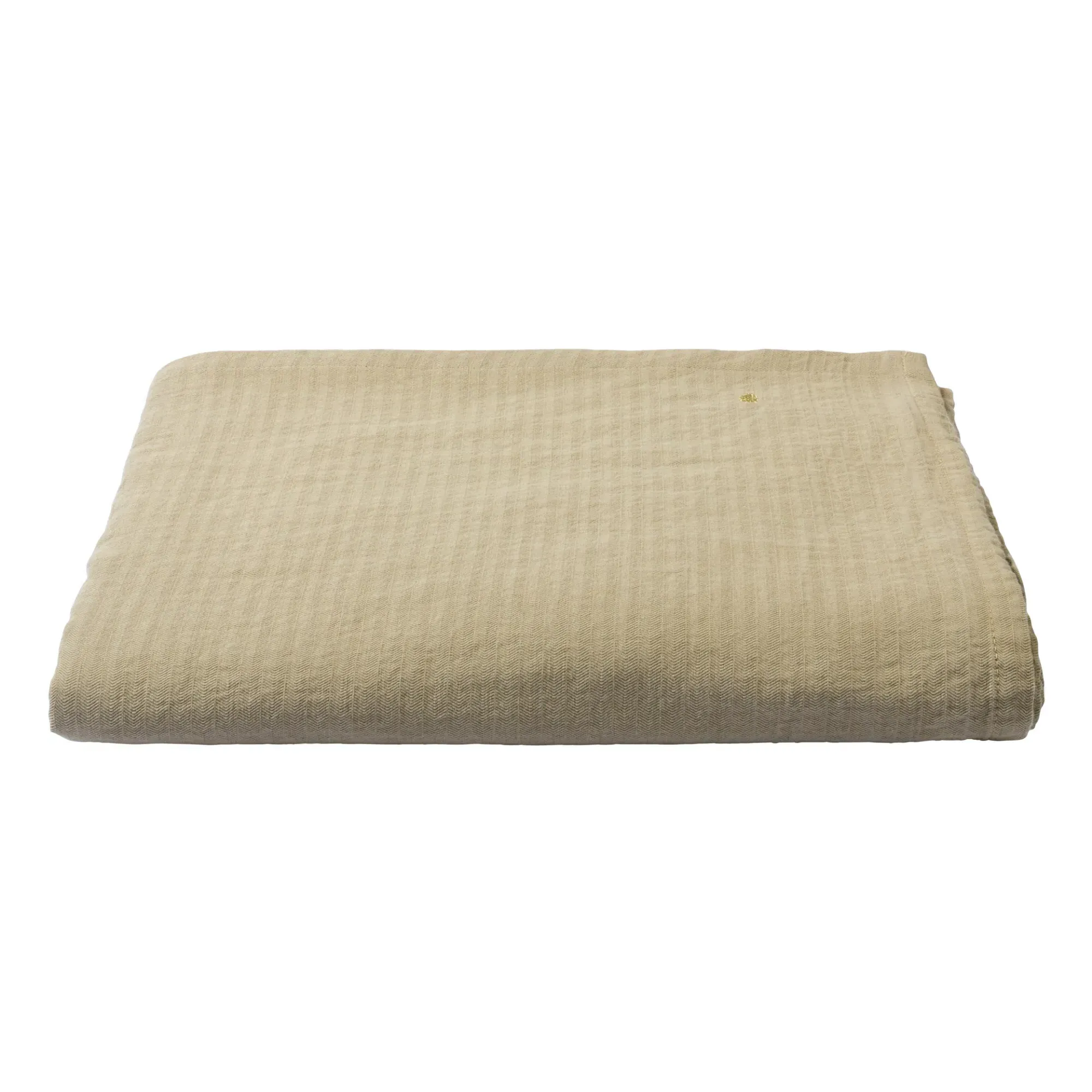 Marcel Herringbone Tablecloth - Beige, Linen-Cotton product