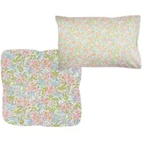 Swirling Petals Liberty Bed Linen Set - Multicoloured, Cotton alternate view