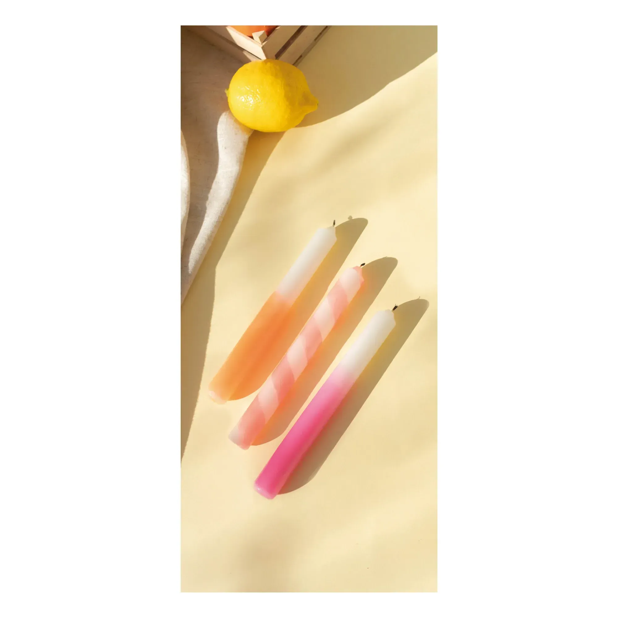 DIY Citrus Candles Kit - Multicoloured, Paraffin Wax alternate view