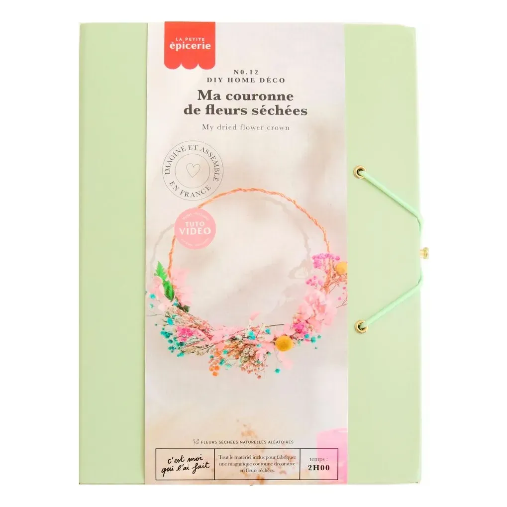 Les Épicières Dried Flower Wreath DIY Kit - Multicoloured product