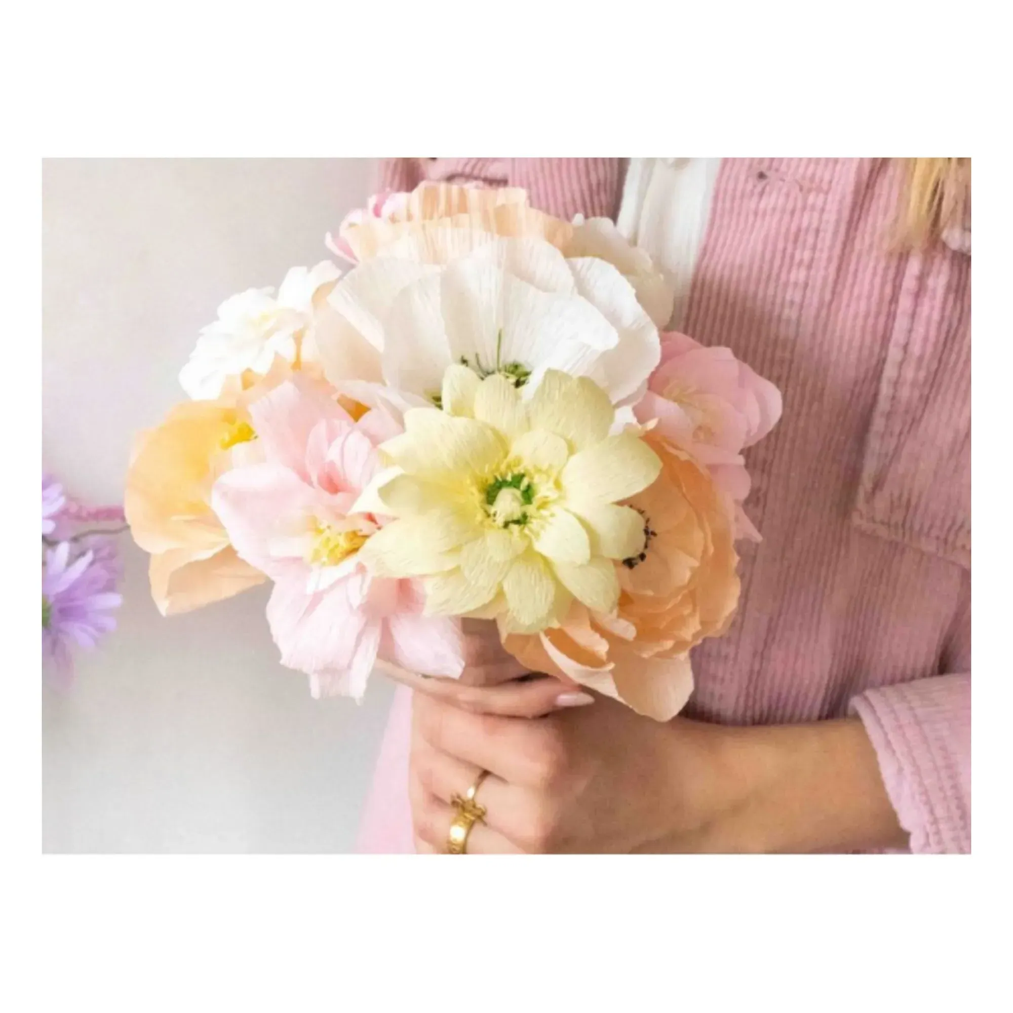 My Paper Flowers DIY Kit - Multicoloured, Crepe Paper alternate view