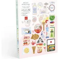 Weekend in Tokyo Numbered Painting Kit - Multicoloured alternate view