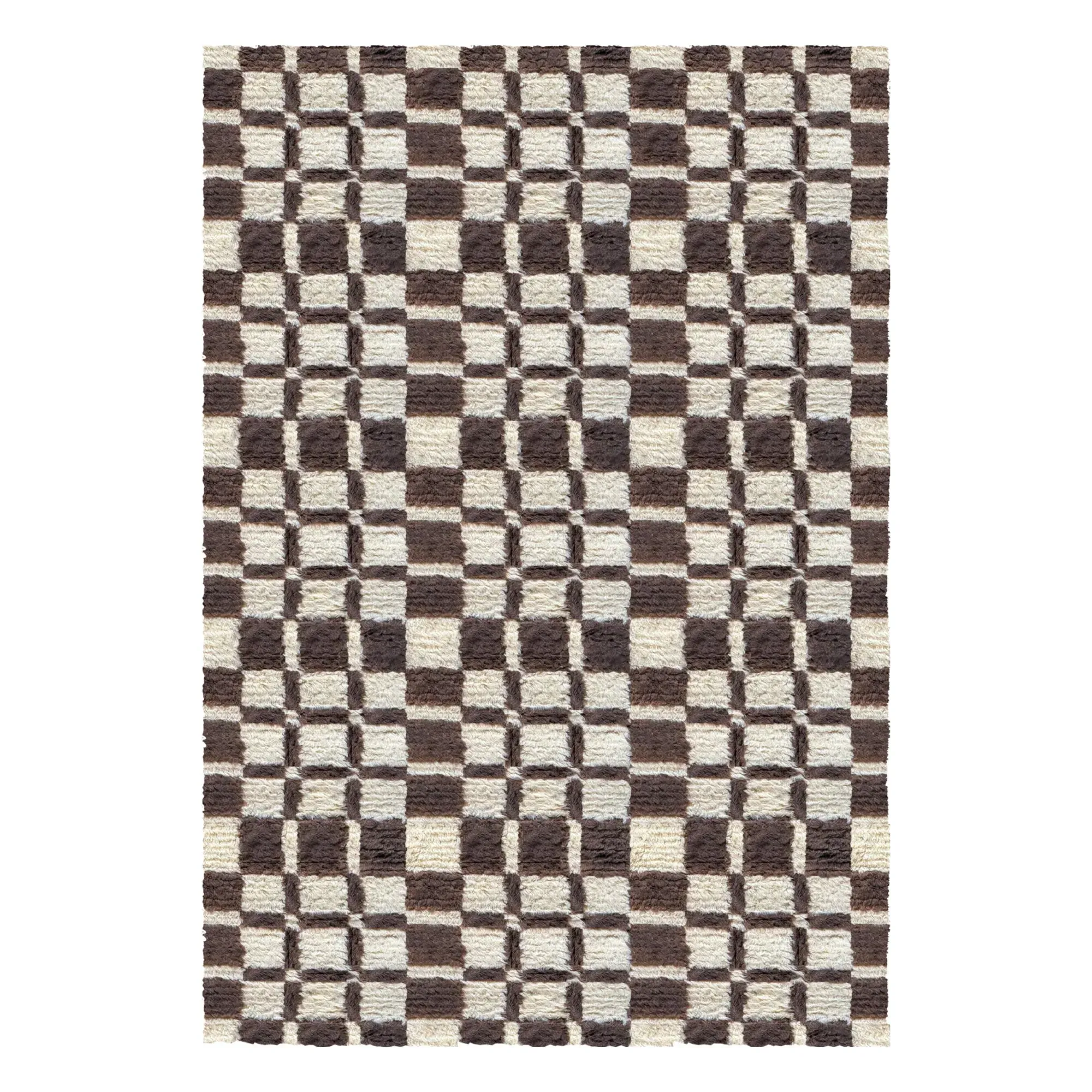 Evelina Kroon Shaggy Rya Rug - Chestnut, Wool product