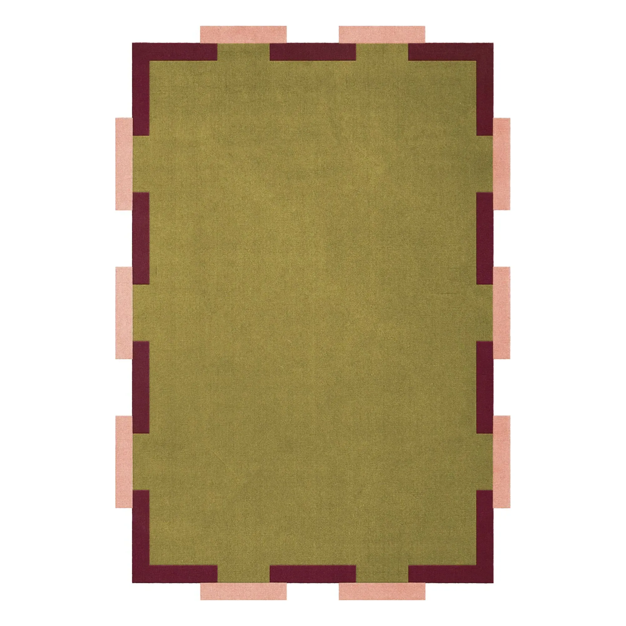 Fregio Tekla Evelina Severin Wool Carpet - Olive product