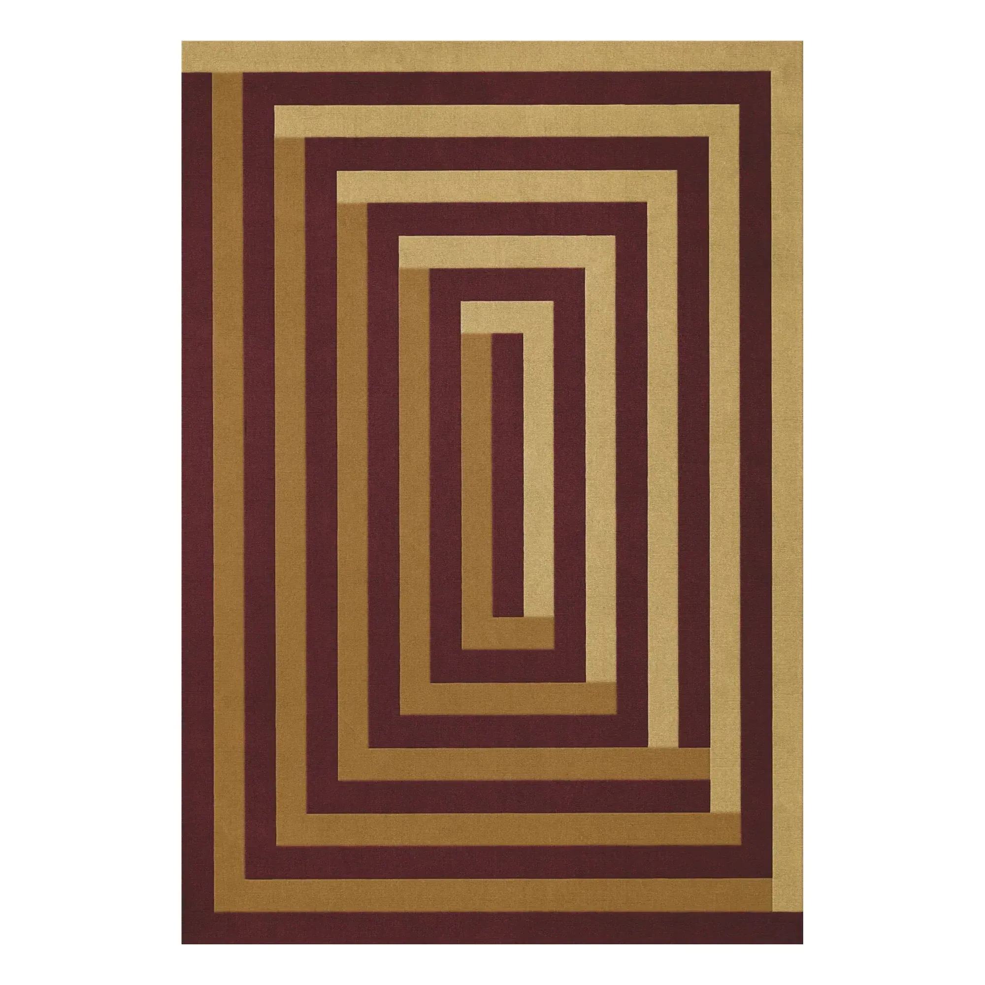 Labyrinth Tekla Evelina Severin Wool Rug - Sand product