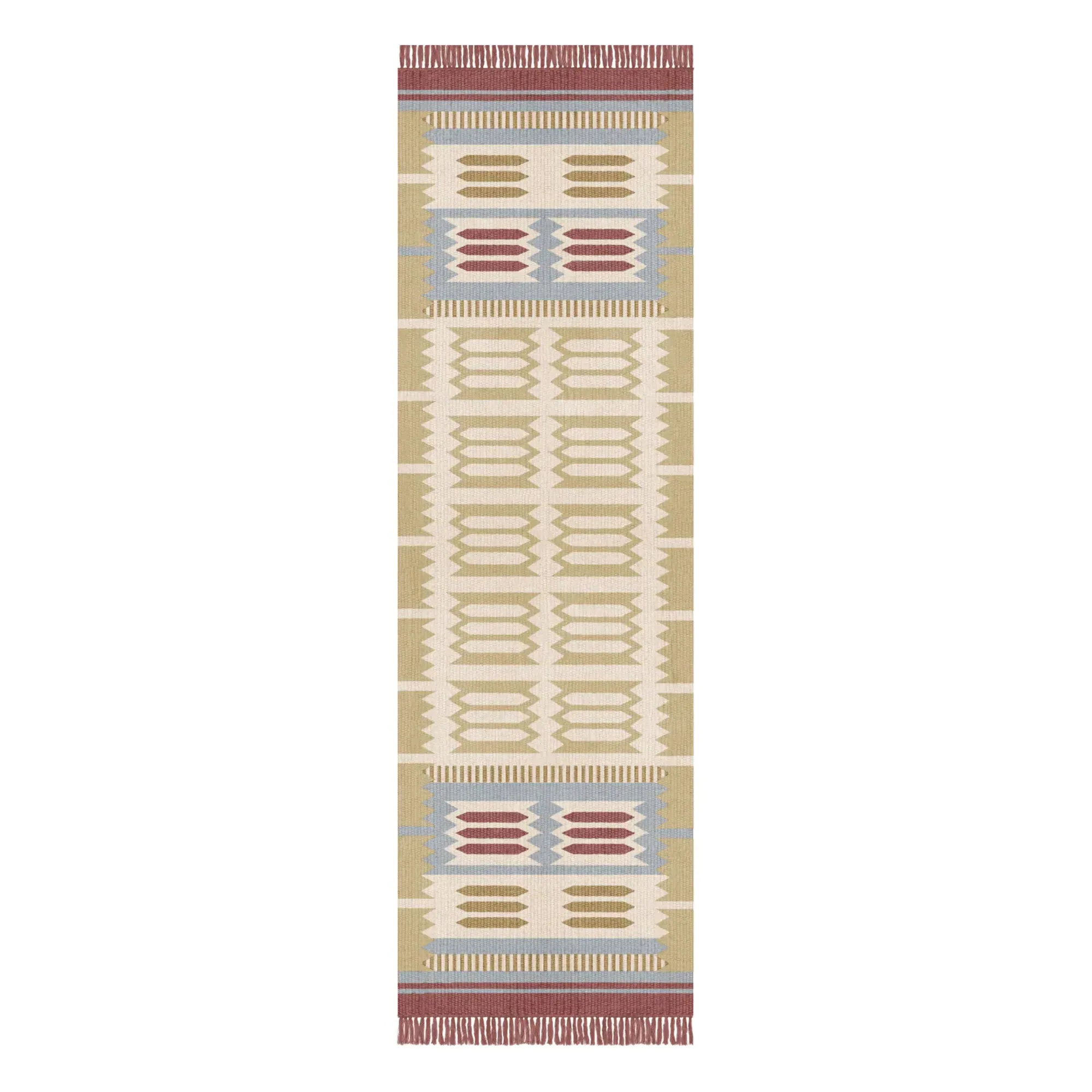 Röllakan Hilma Corridor Rug - Dark Beige, Wool product
