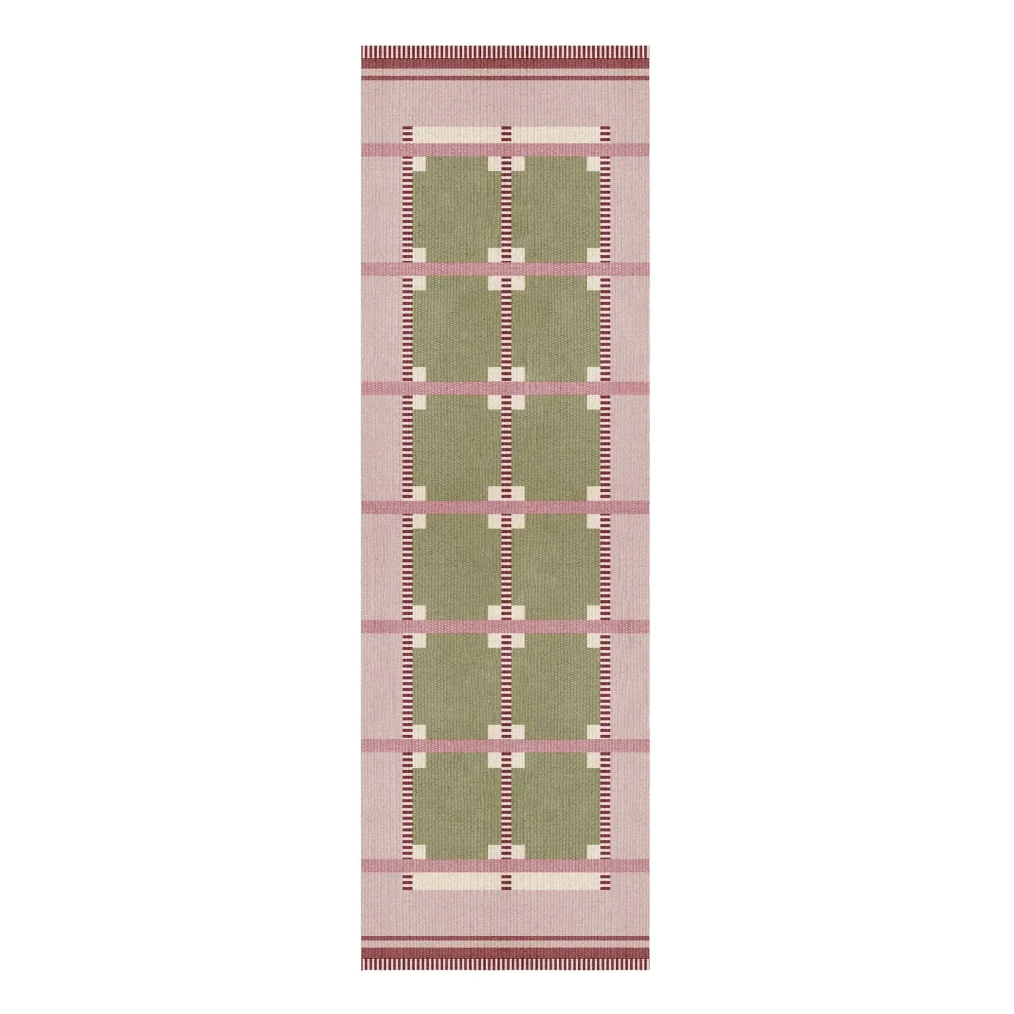 Röllakan Ruth Wool Runner Carpet - Green product