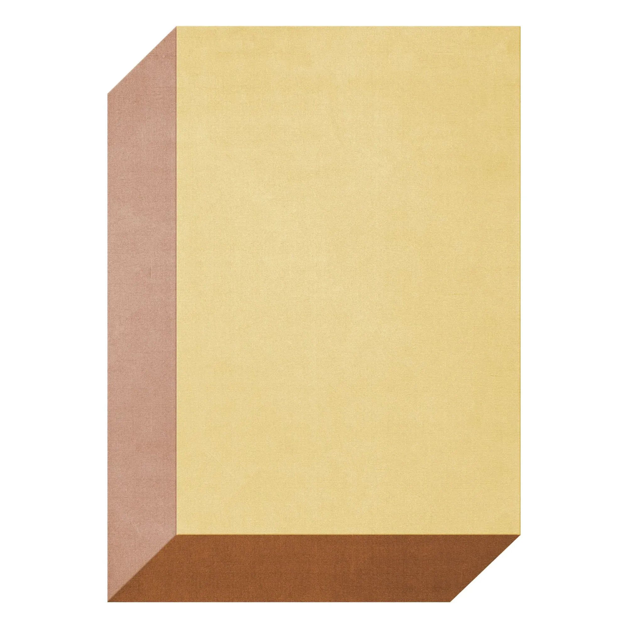 Teklan Box Wool Rug - Yellow product