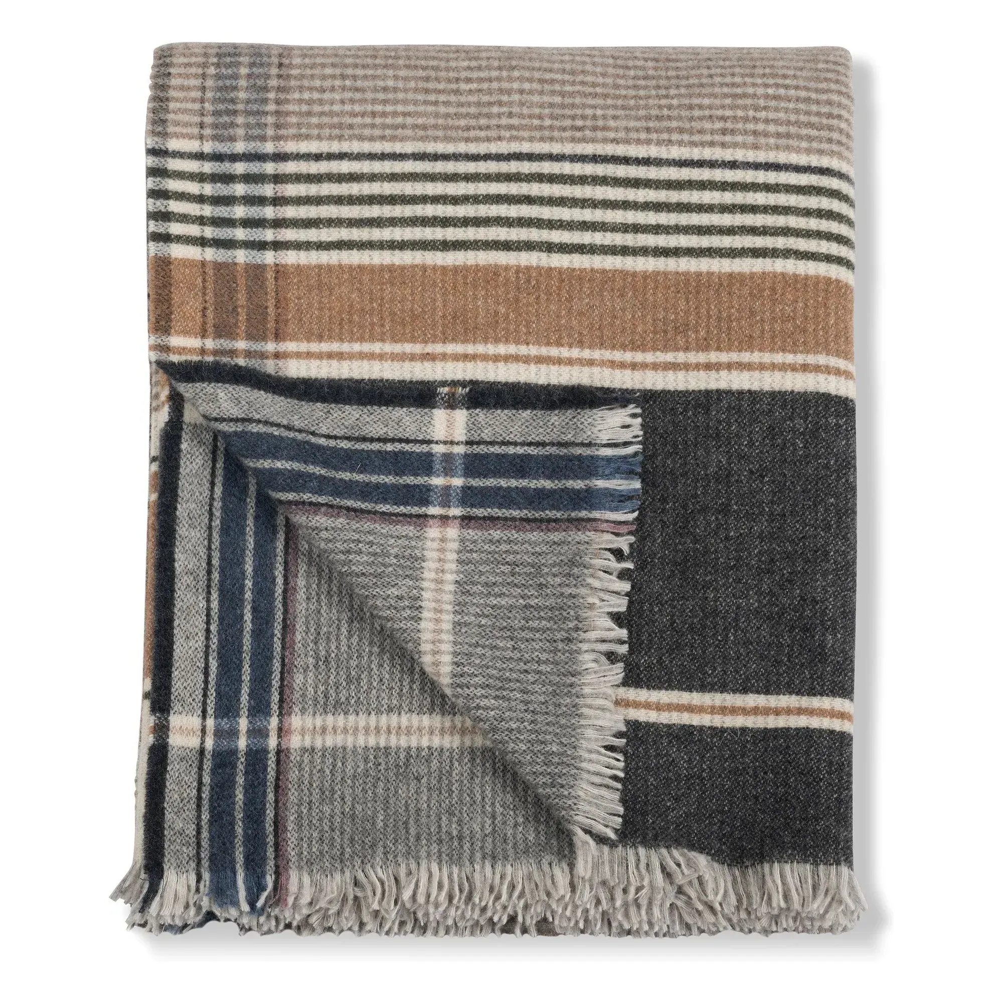 Arya Wool Throw - Charcoal Grey product