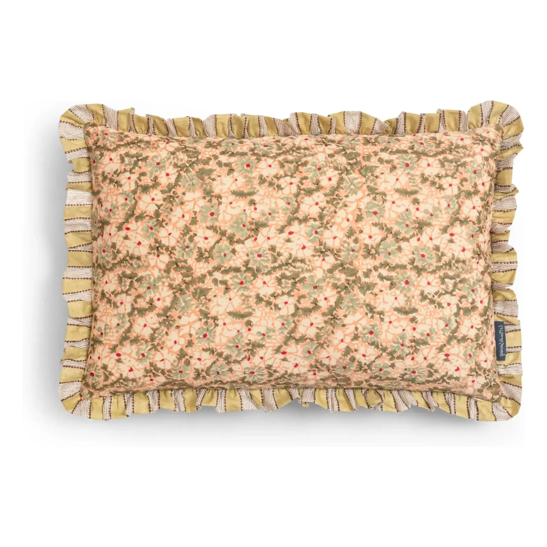 Etosha Nebula Ruffled Cushion Cover - Multicoloured, Cotton product