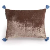 Goa Cushion Cover - Brown, Silk Velvet alternate view