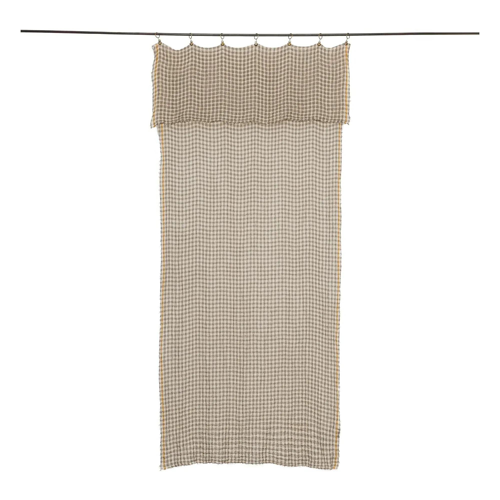 Harmattan Boston Linen Gauze Curtain Panel - Grey product
