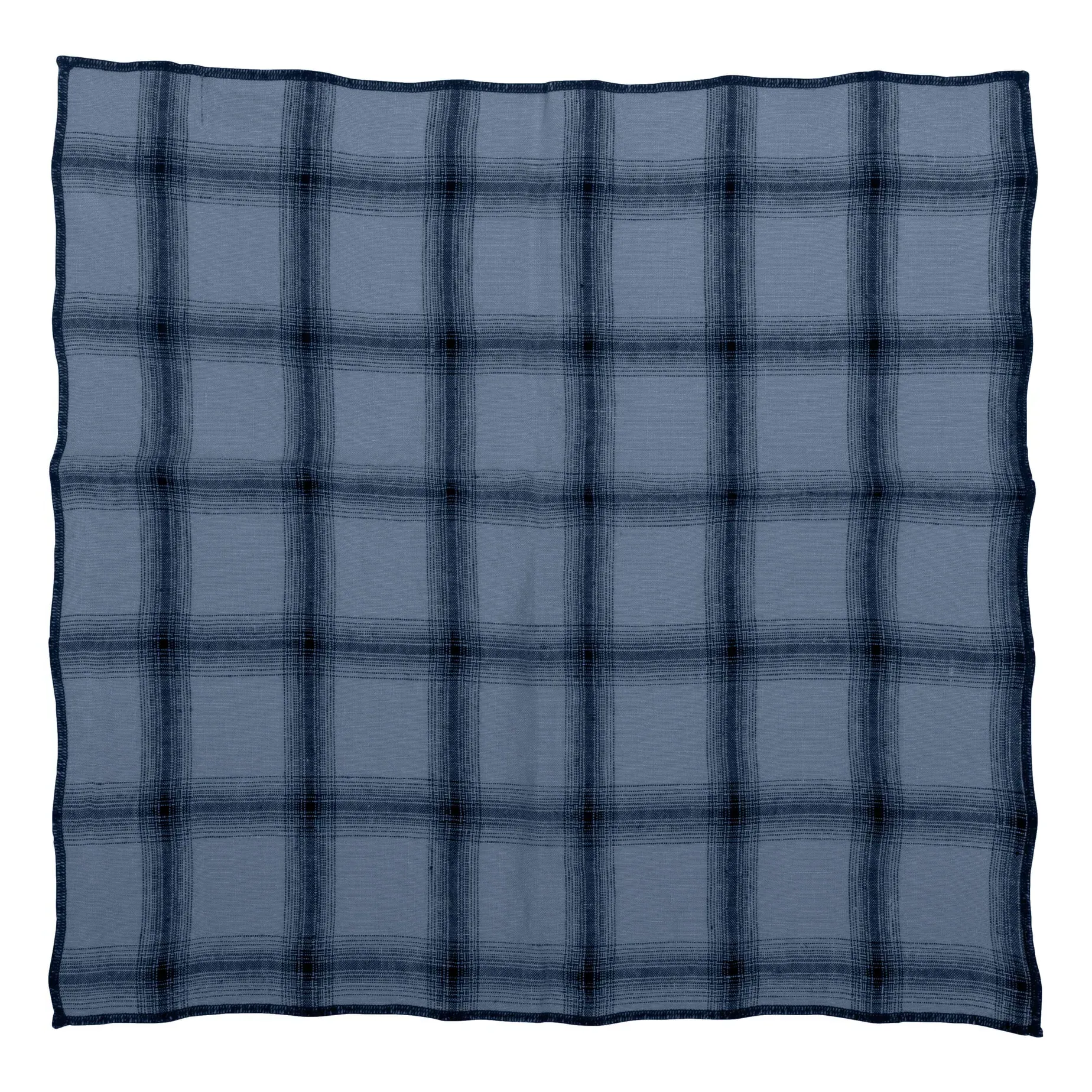 Highlands Set of 4 Napkins - Midnight Blue, Washed Linen alternate view