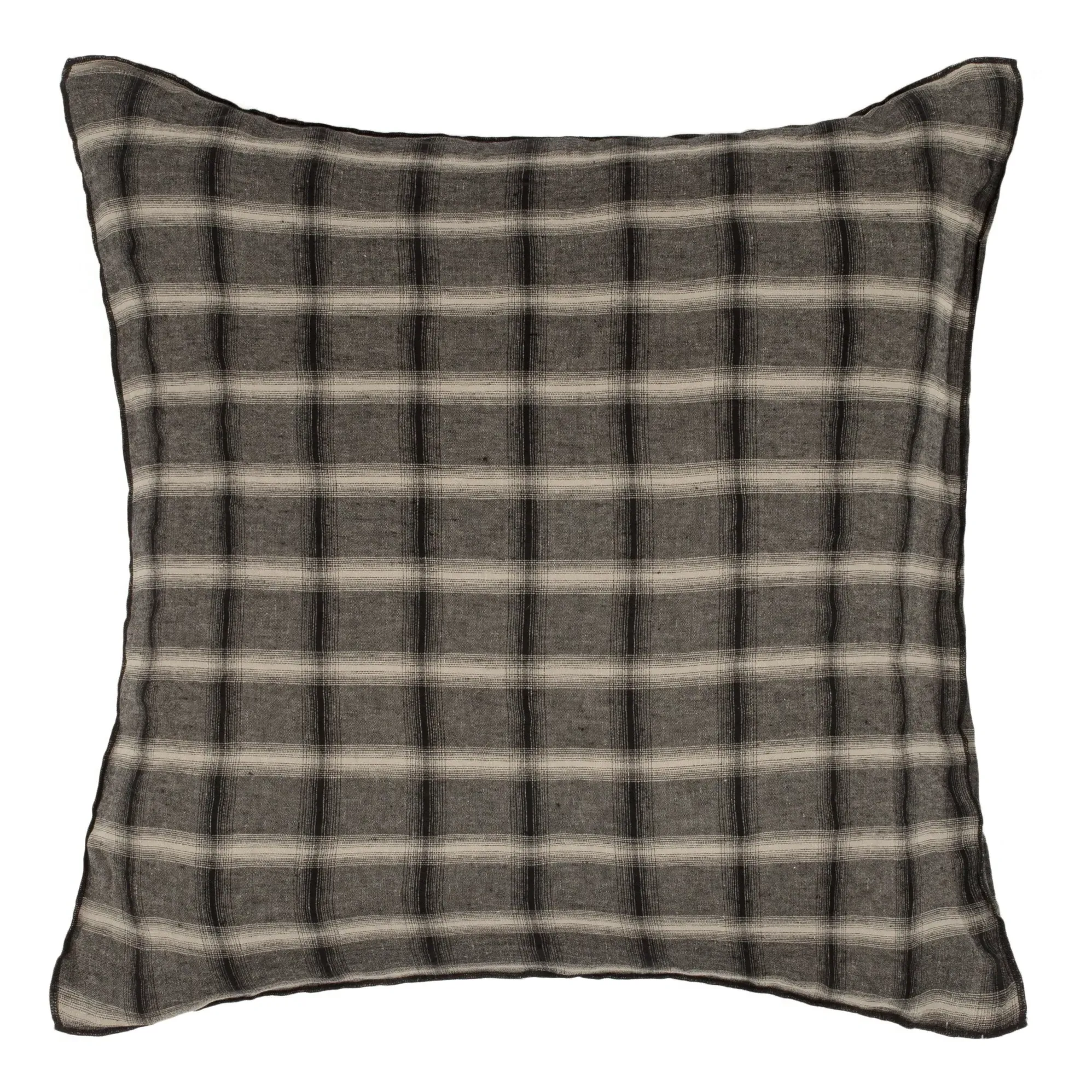 Highlands Washed Linen Pillowcase - Dark Grey product