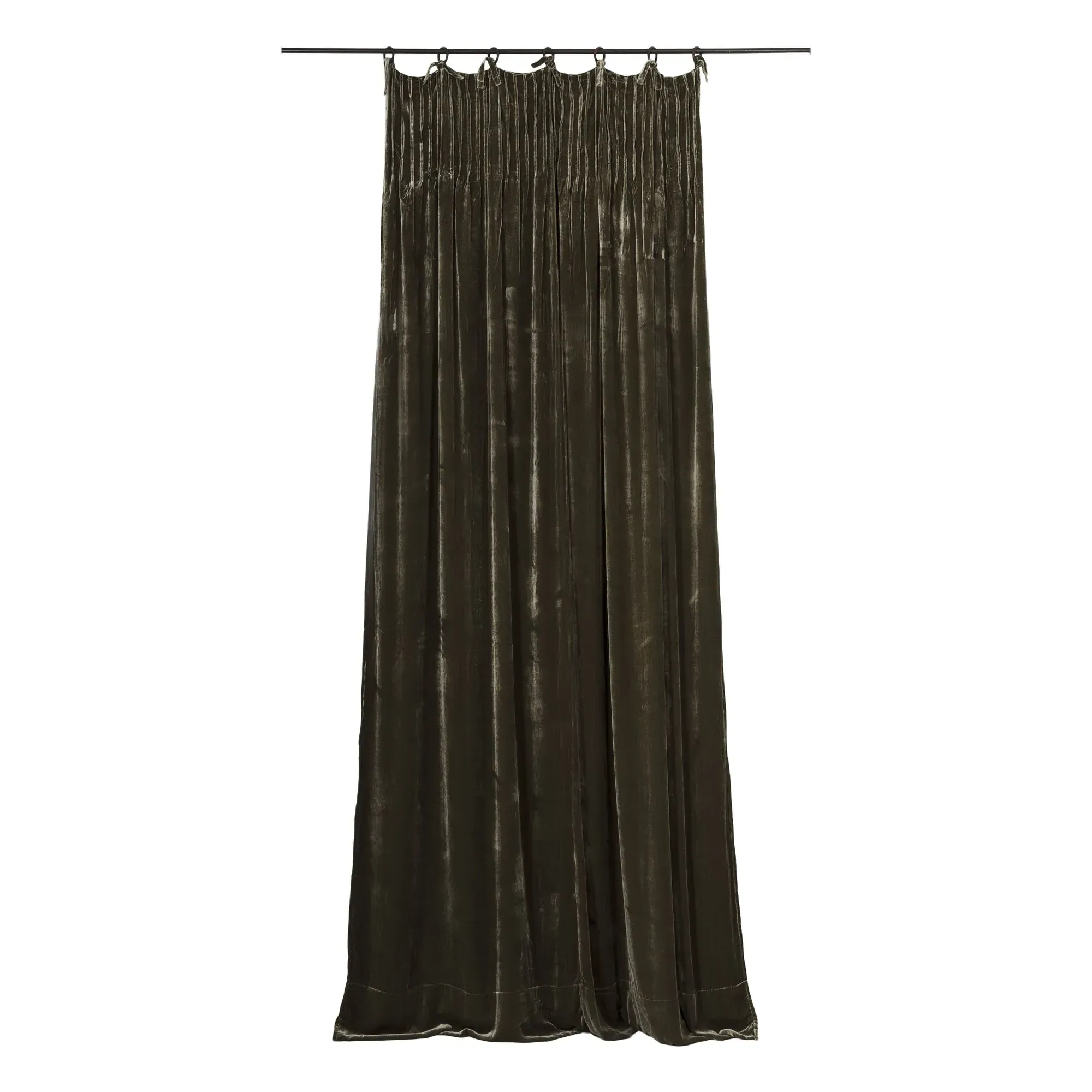 Istanbul Blackout Curtain - Khaki, Silk Velvet product
