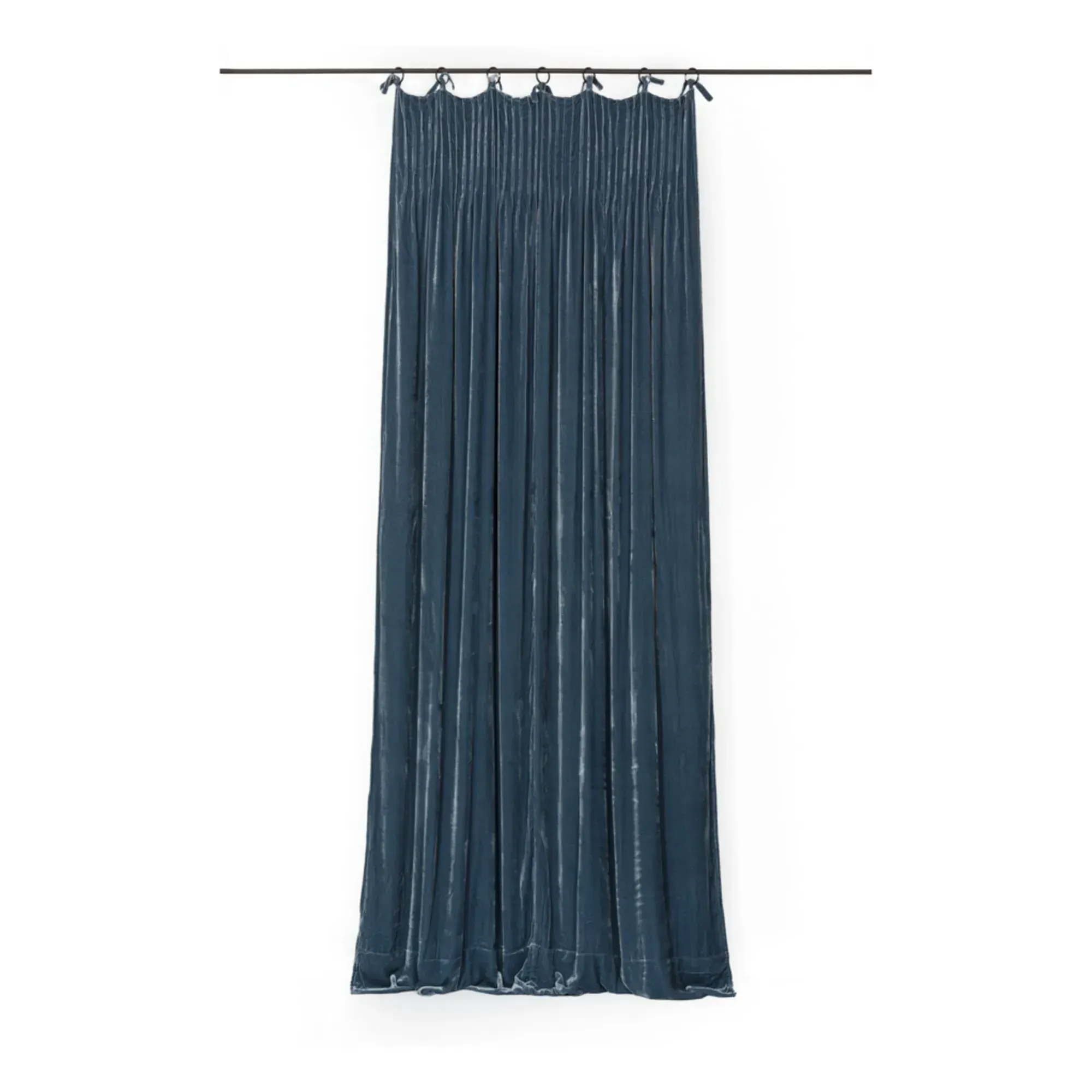 Istanbul Blackout Velvet Curtain - Blue, Silk Velvet product