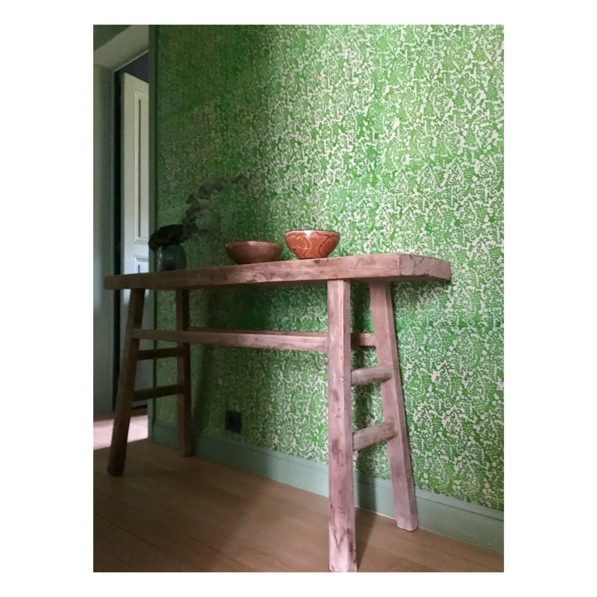Liberty Set of 12 Wallpaper Sheets - Mint Green, Rice Paper product