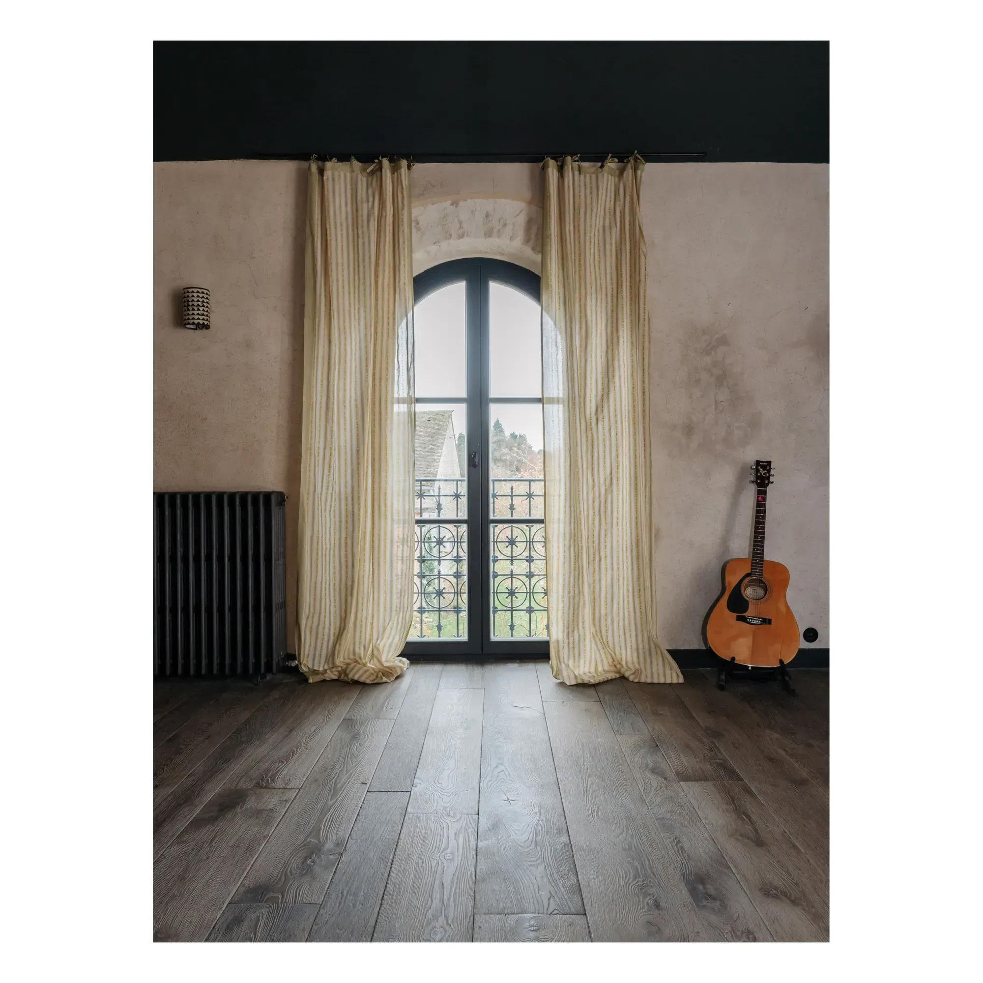 Mauka Curtain - Yellow, Cotton alternate view