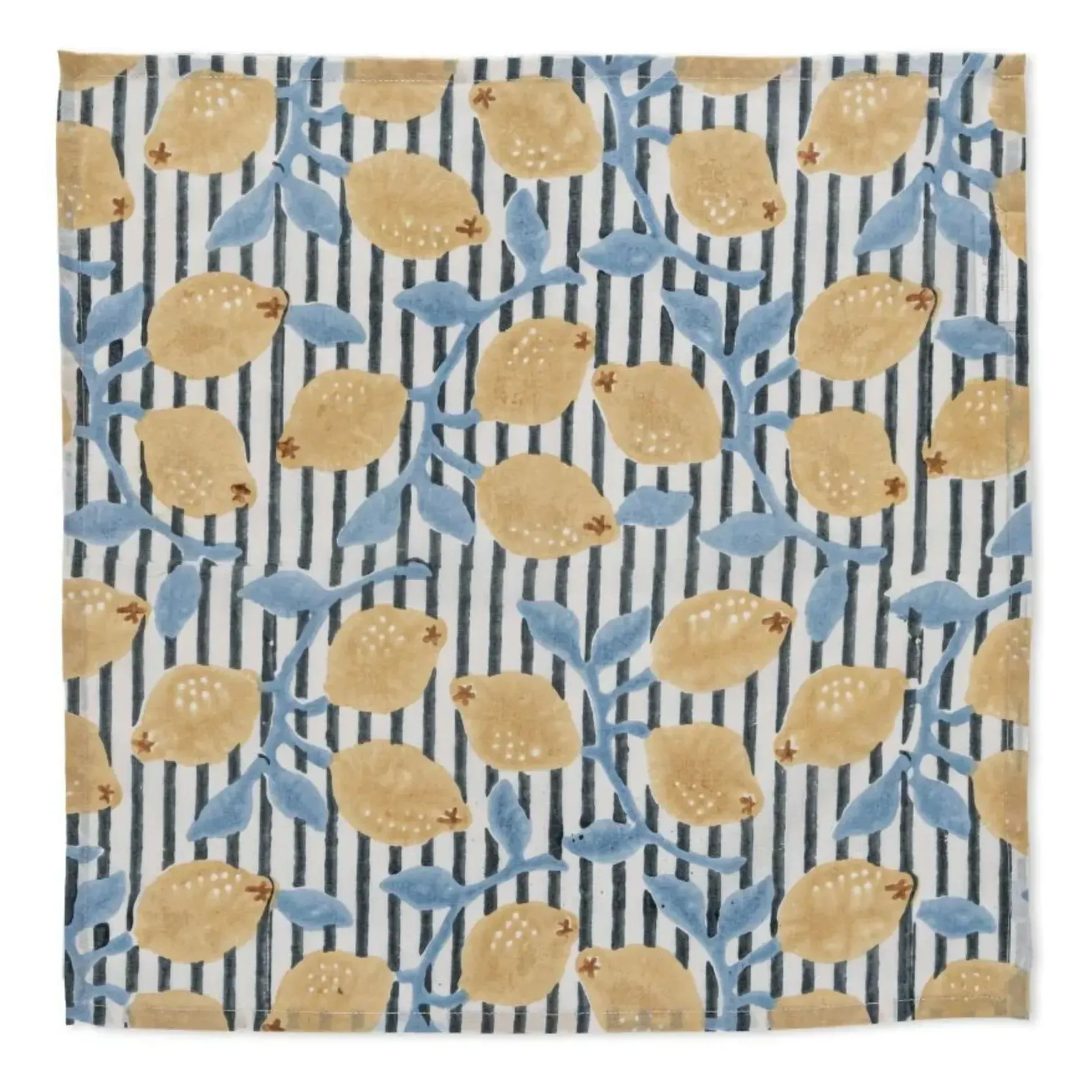 Sicily Set of 8 Napkins - Yellow, Cotton alternate view