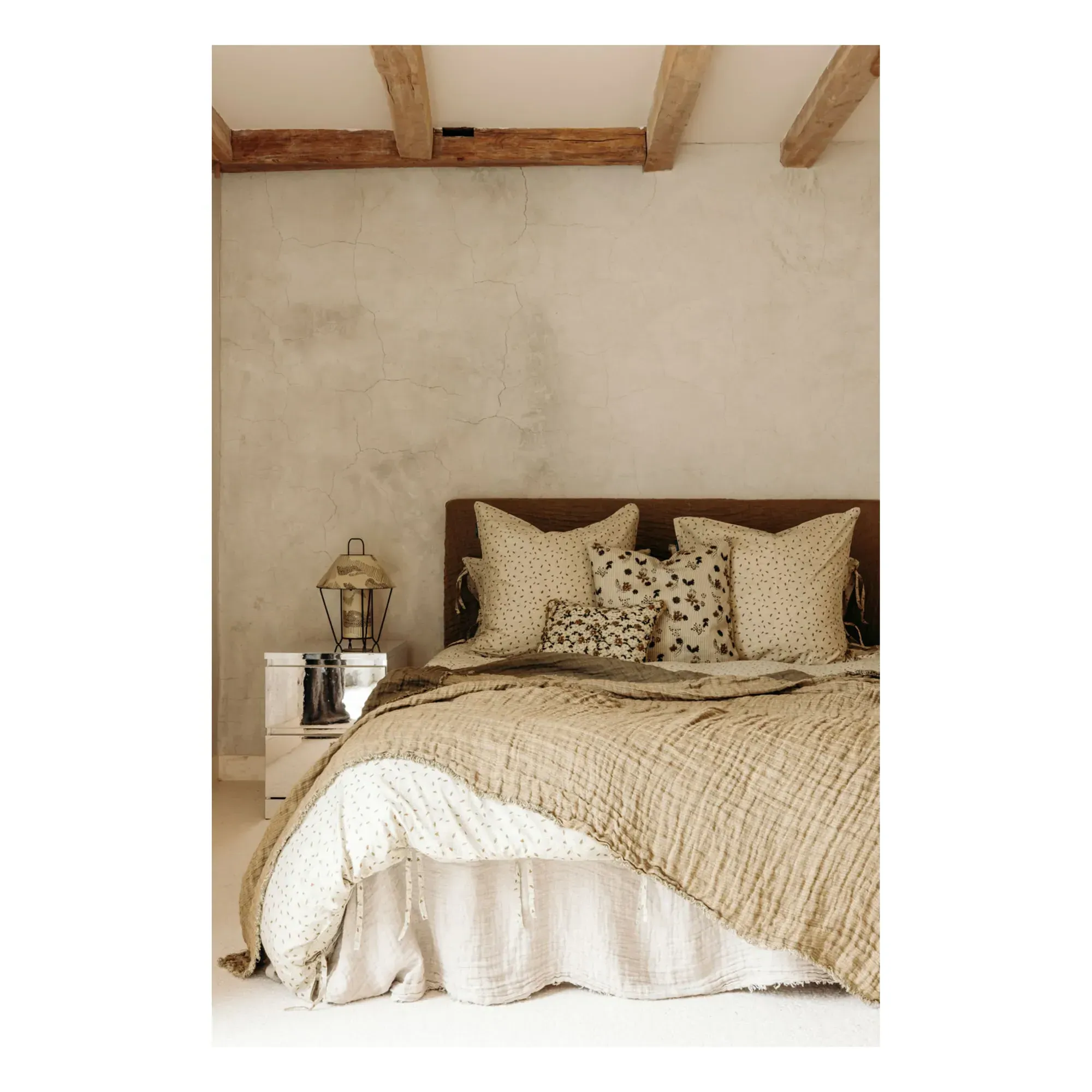 Souffle Paris Bed Linen Set - Beige, Cotton alternate view