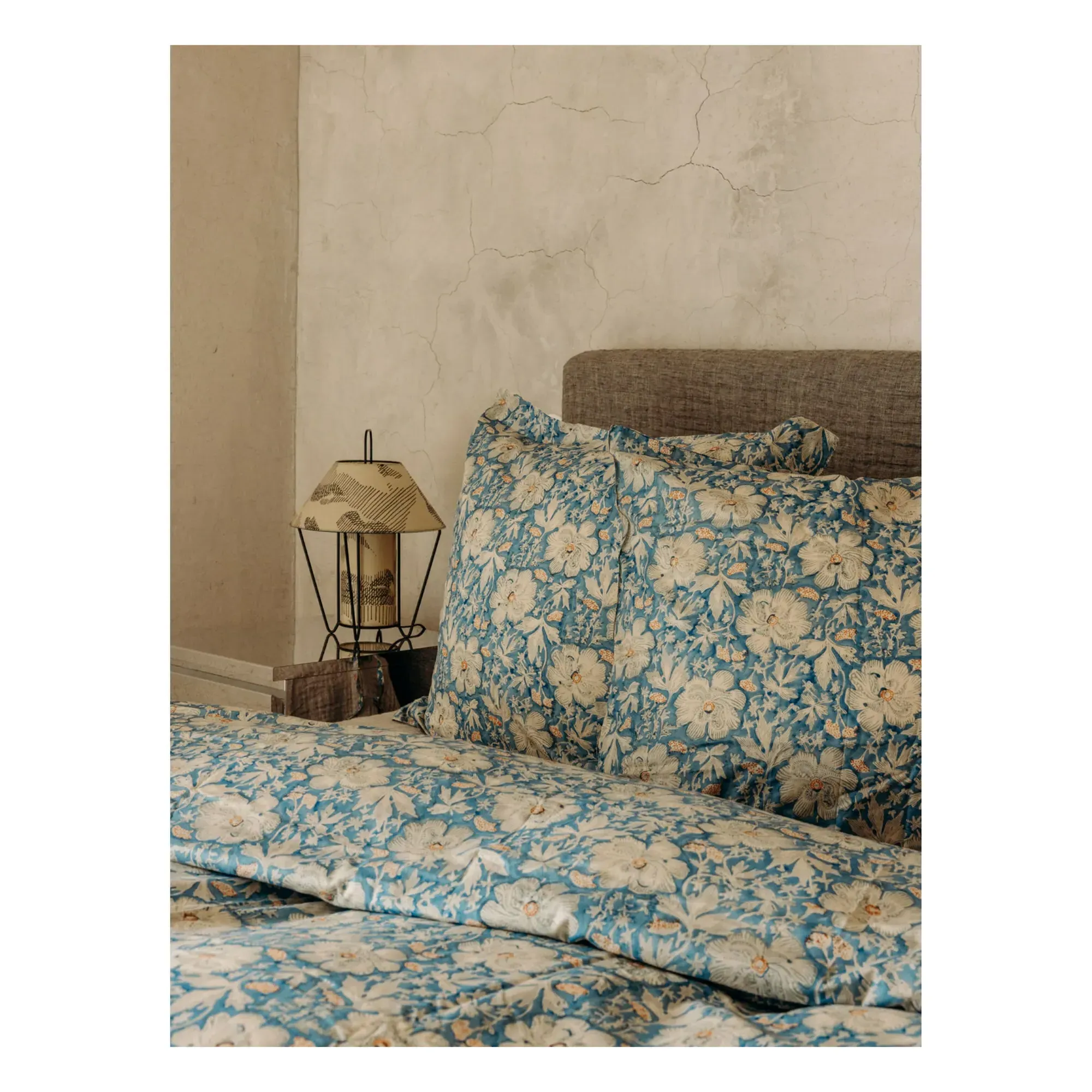 Souffle Saint-Pétersbourg Bed Linen Set - Blue, Cotton alternate view