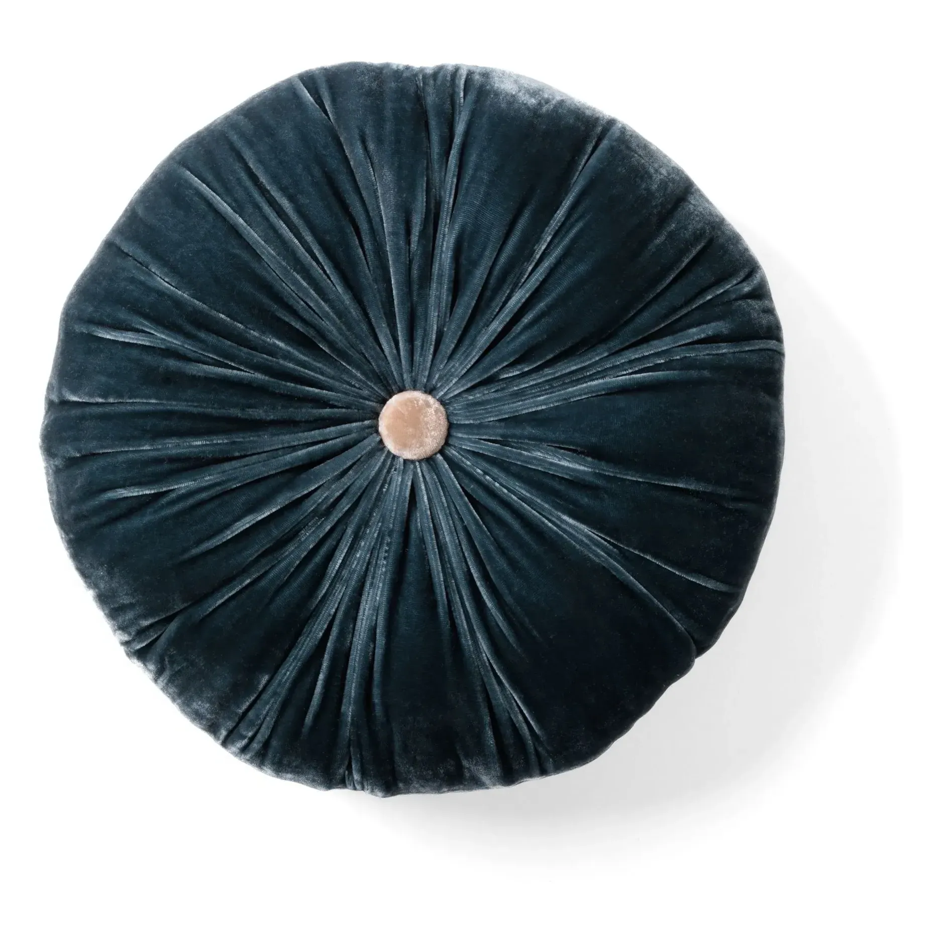 Sweet Round Cushion - Midnight Blue, Silk Velvet product