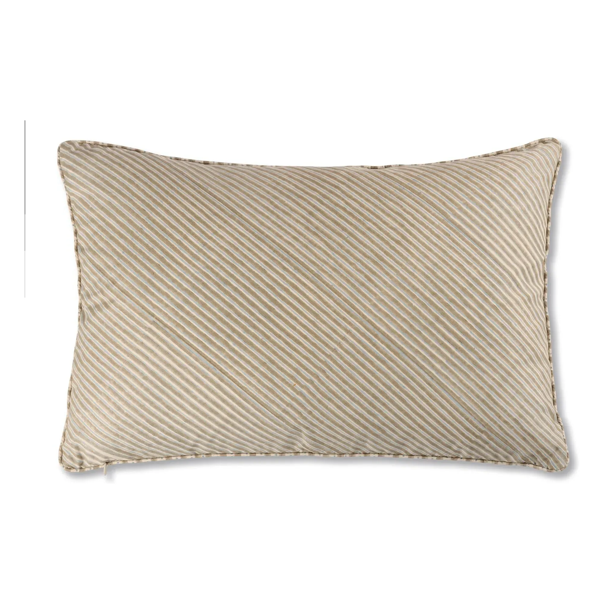 Yuki Reversible Cushion - Grey, Cotton Velvet alternate view