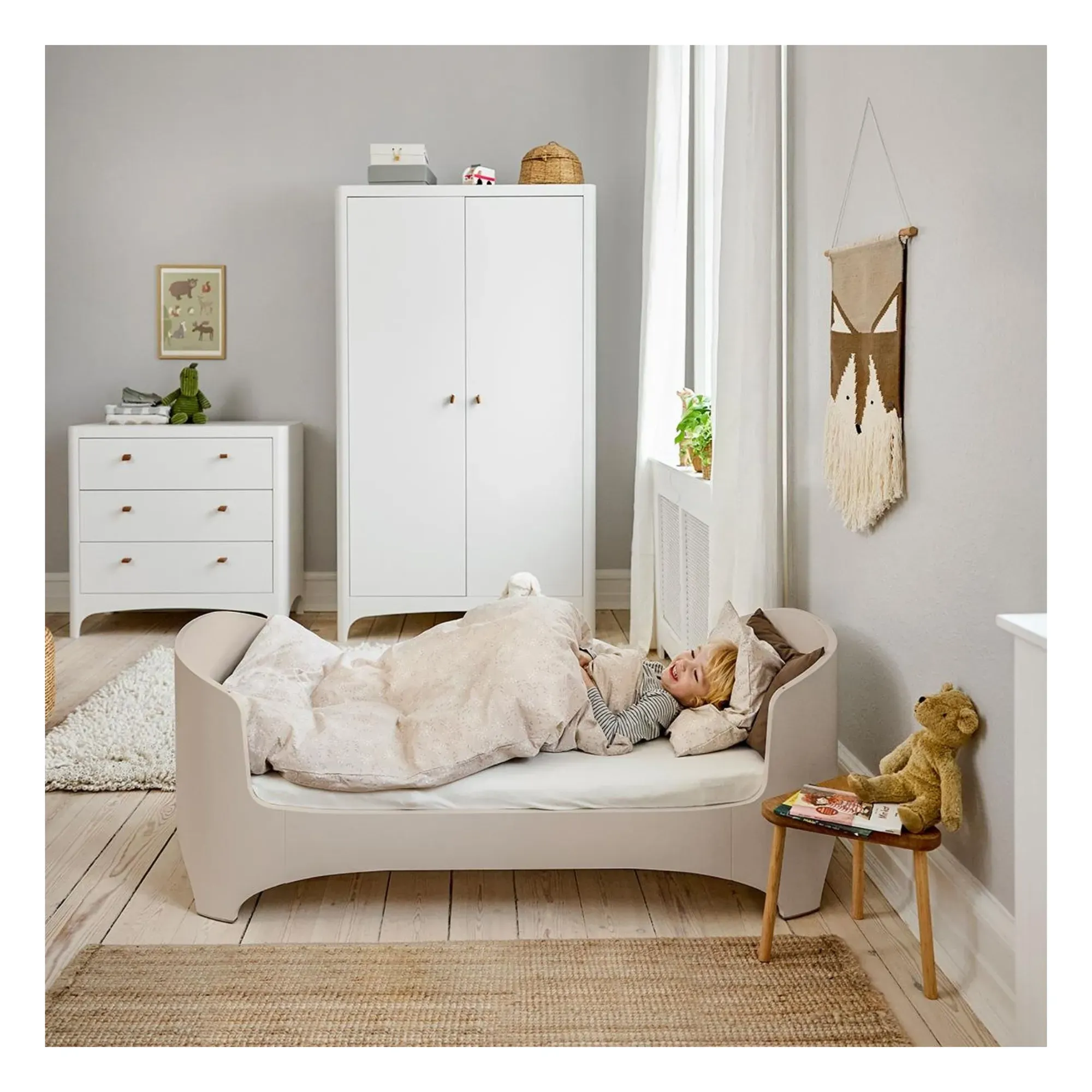 Leander Classic Junior Bed Extension Kit - Cappuccino, Beech Wood alternate view