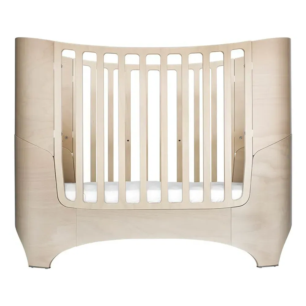 Leander Convertible Oval Cot with Comfort+7 Mattress - Beige Limed, Beech product