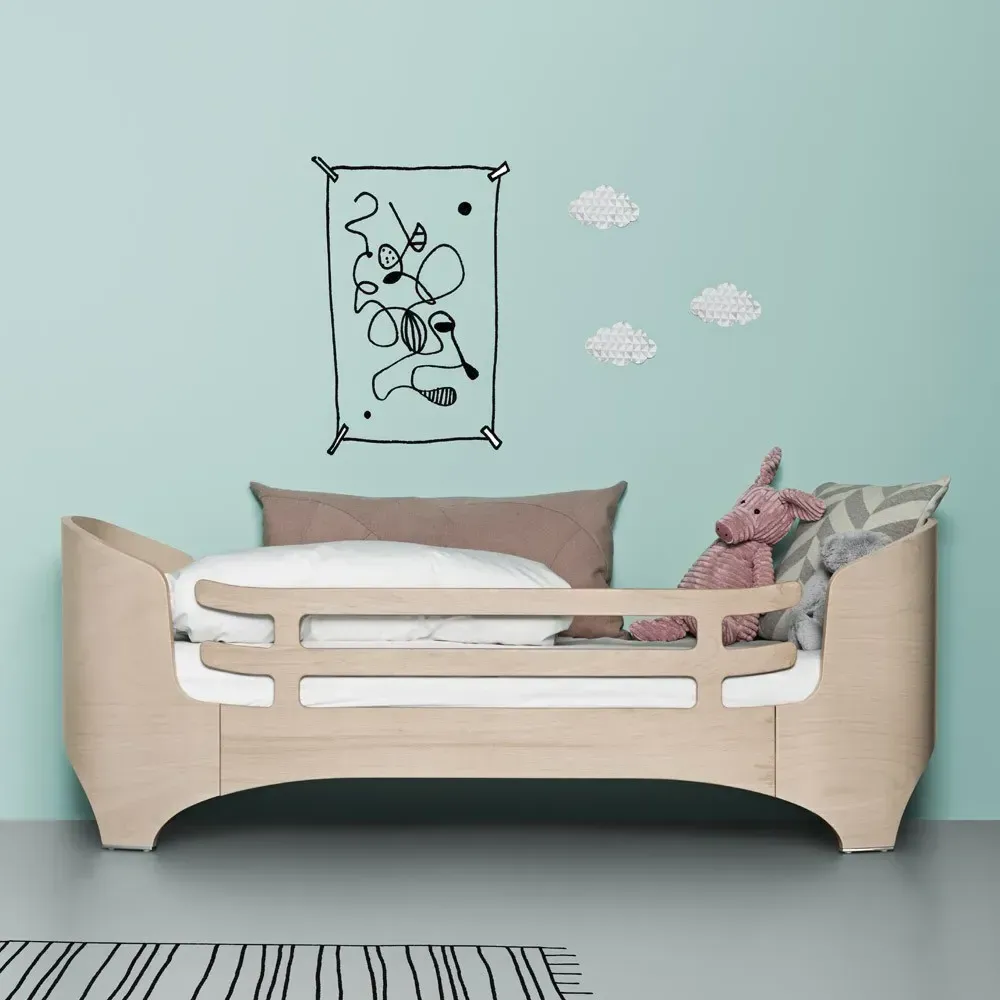 Leander Junior Bed Safety Barrier - Beige, Beech Wood alternate view