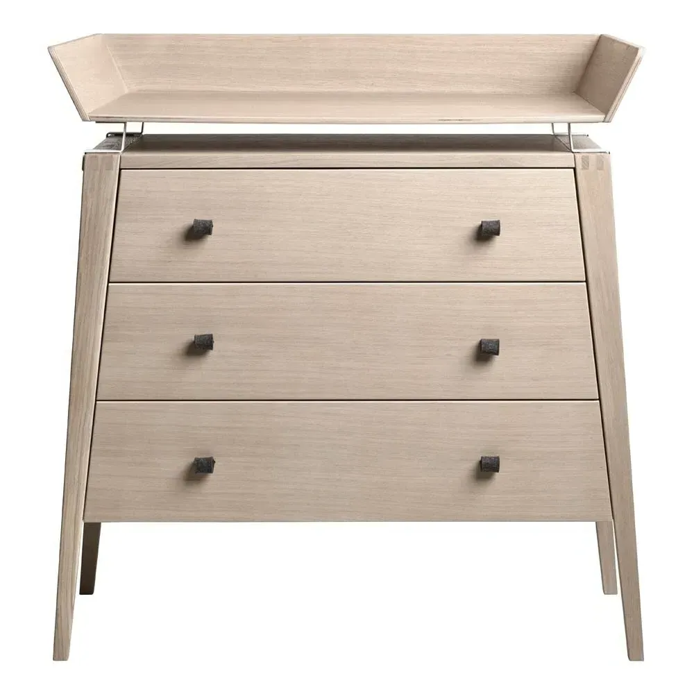 Linea Changing Table Topper - Oak alternate view