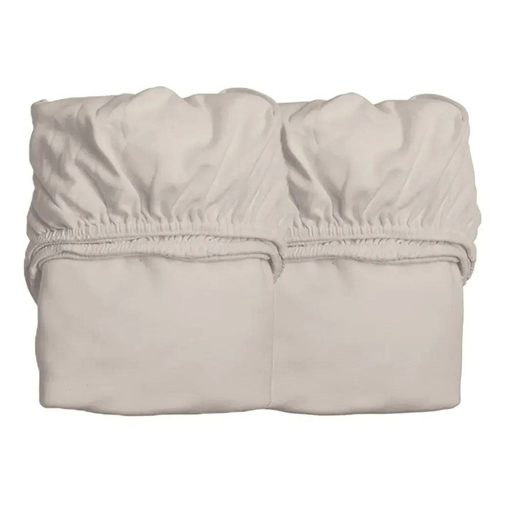 Organic Cotton Fitted Sheets Set of 2 - Beige product