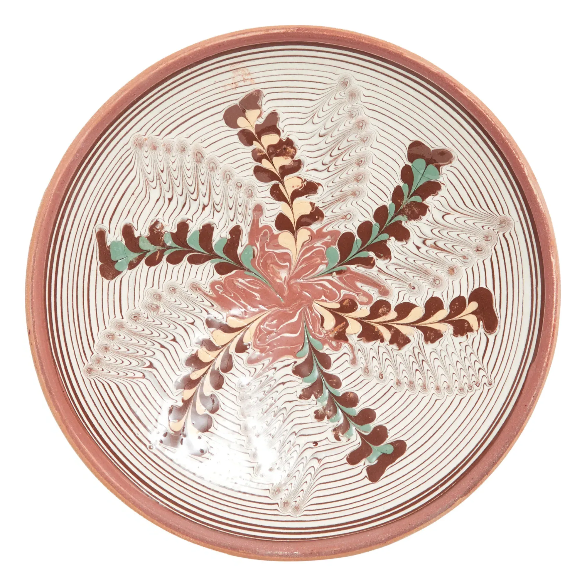 Flower Print Ceramic Plate - Multicoloured product