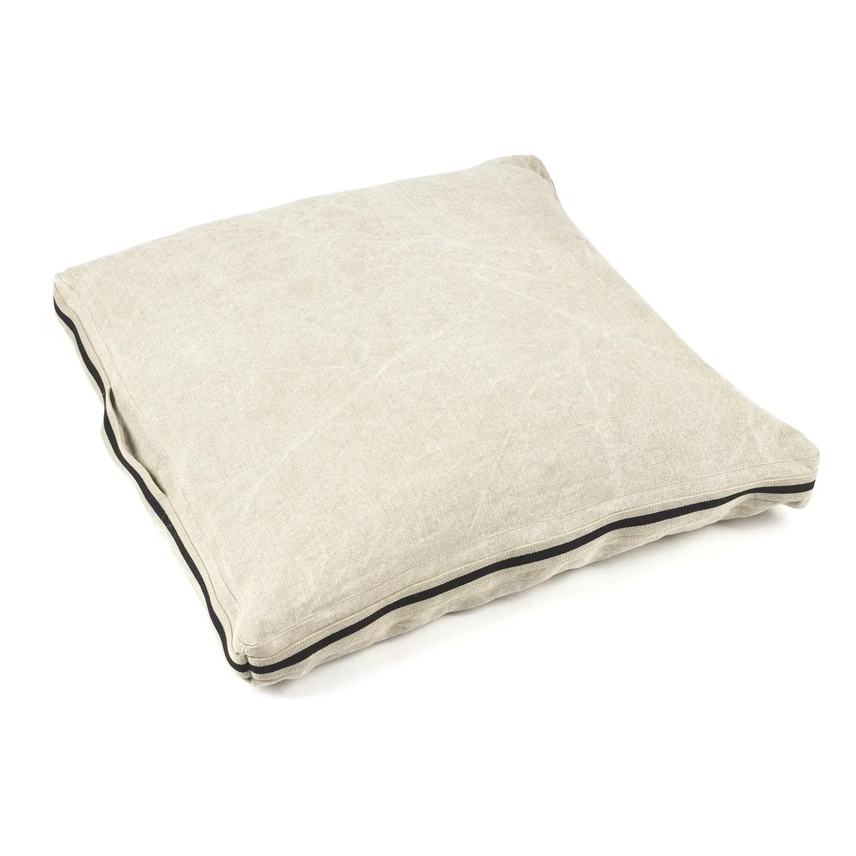 James Floor Cushion - Sand, Linen product