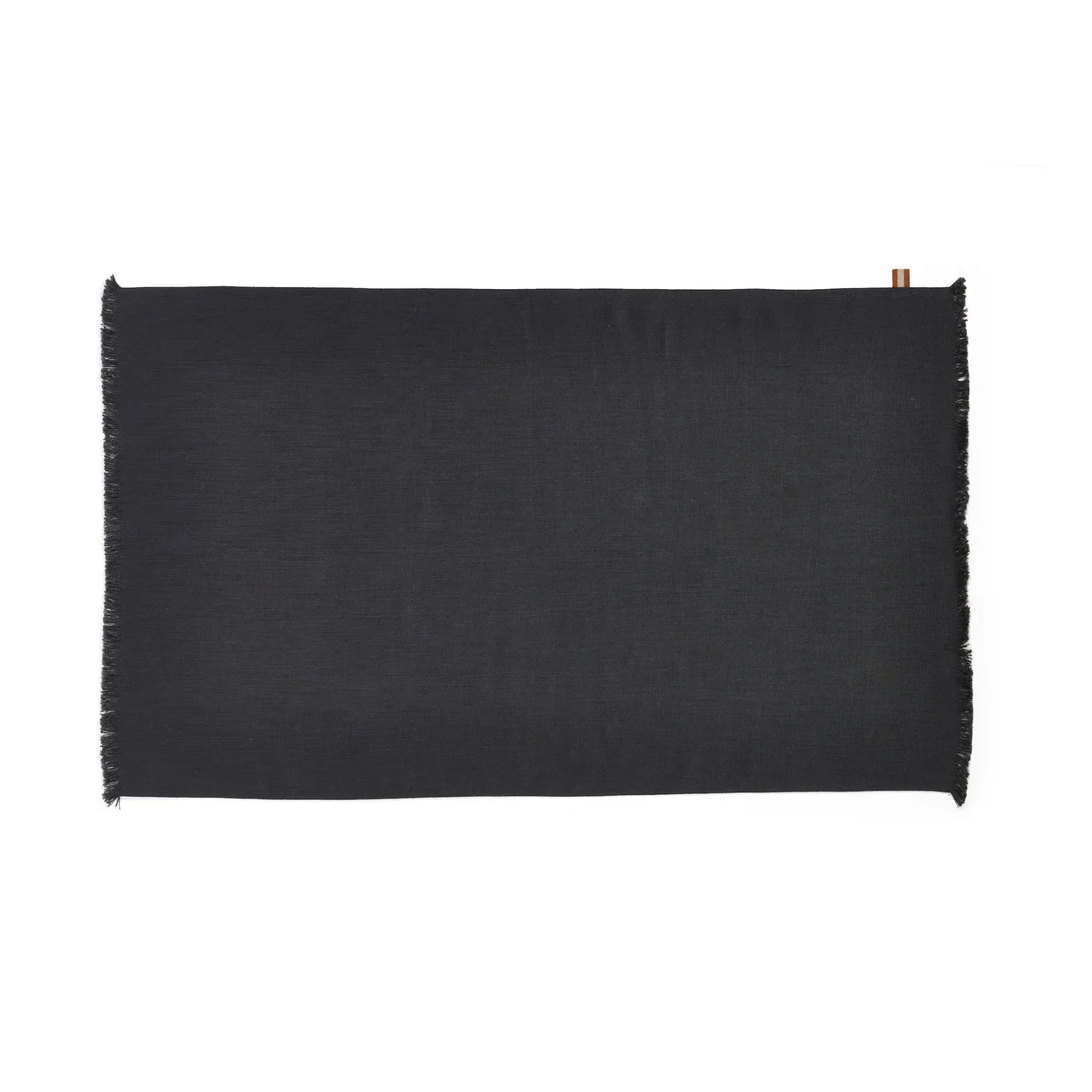 Jasper Rug - Black, Linen-Wool product
