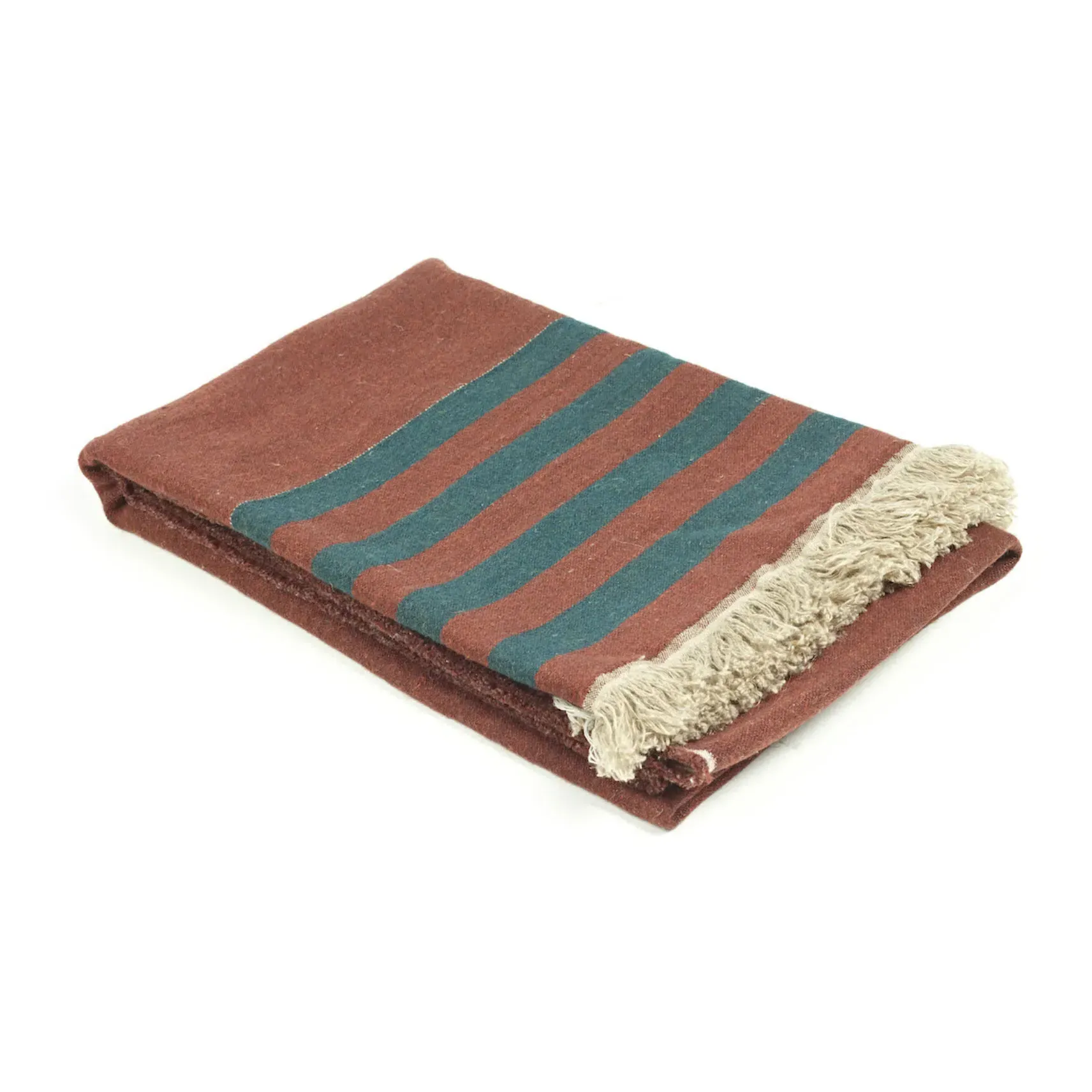 Juniper Throw - Terracotta, Linen-Wool product