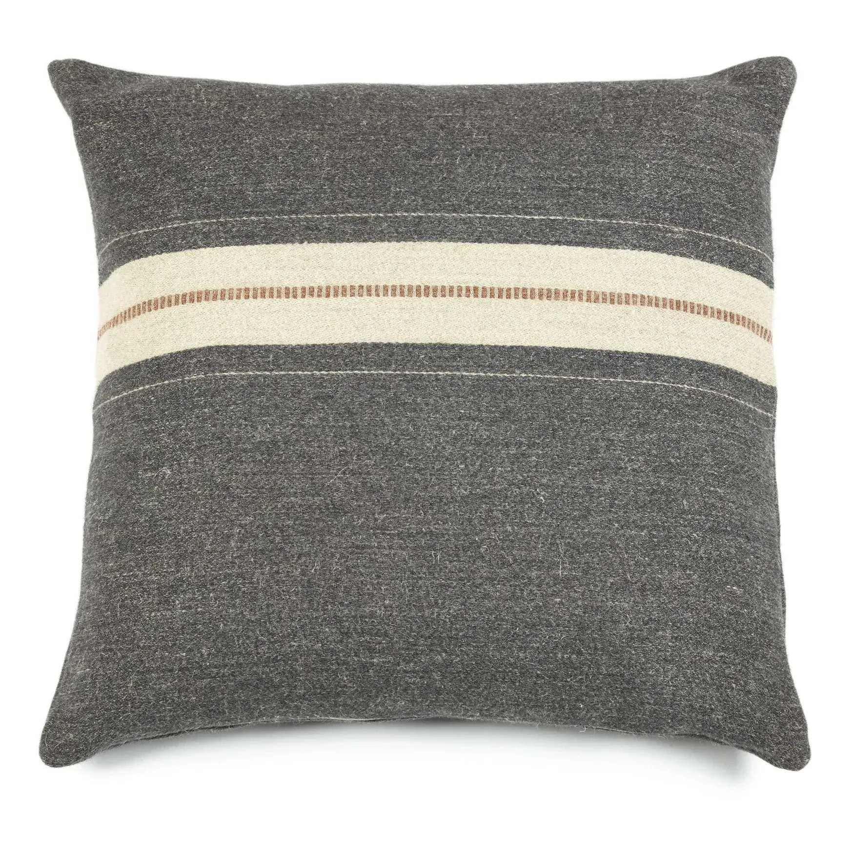 Luc Cushion Cover - Grey, Linen-Wool product