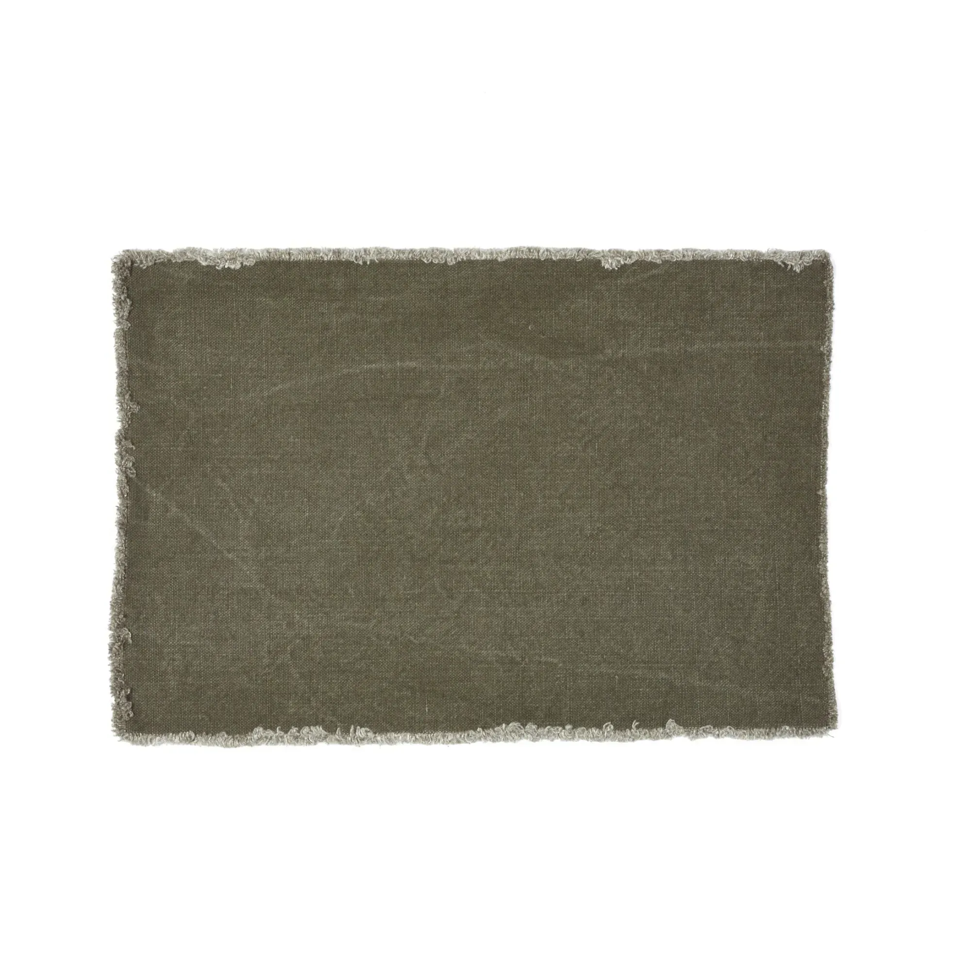 Pacific Place Mat - Carbon, Washed Linen product
