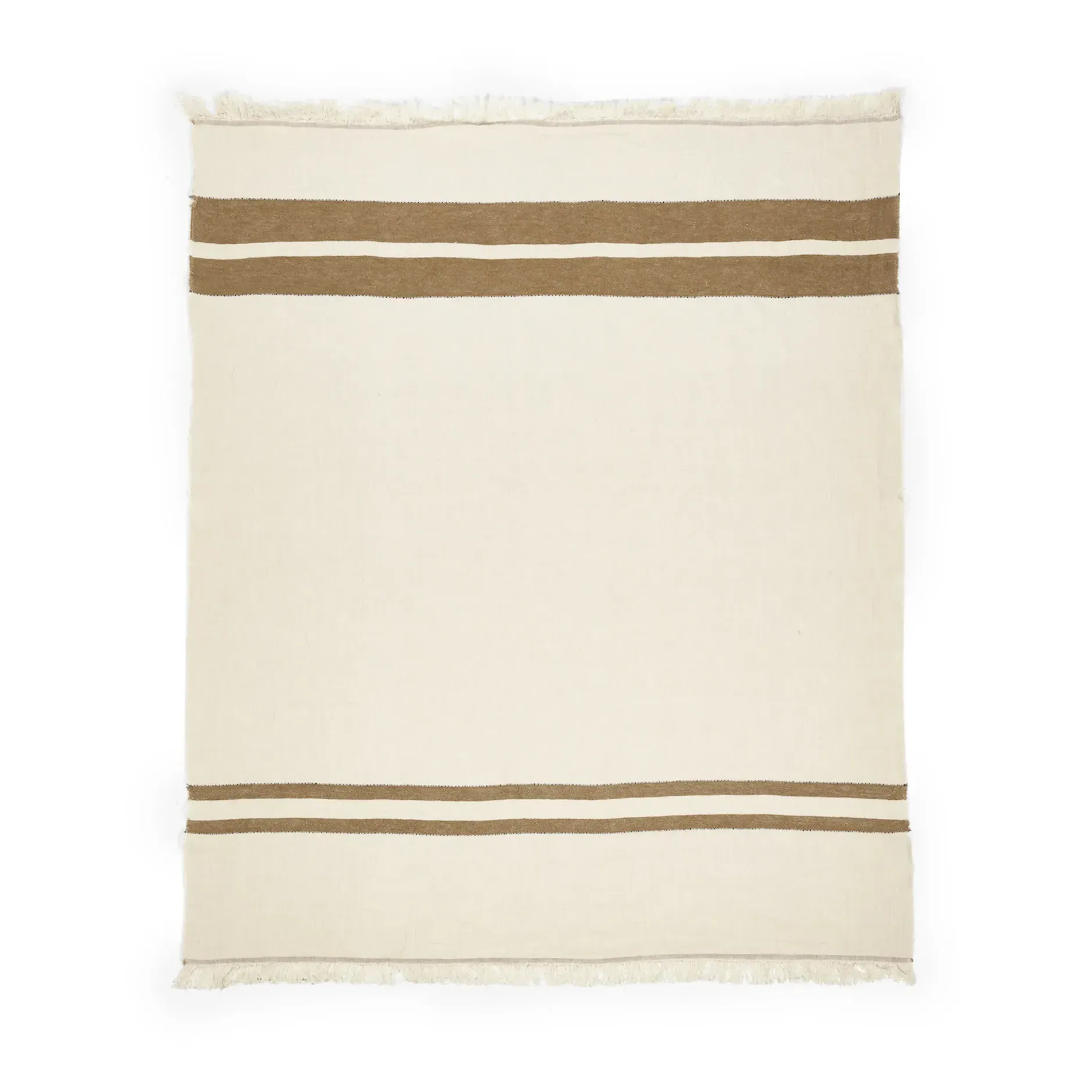Railway Tablecloth - Cream, Linen product