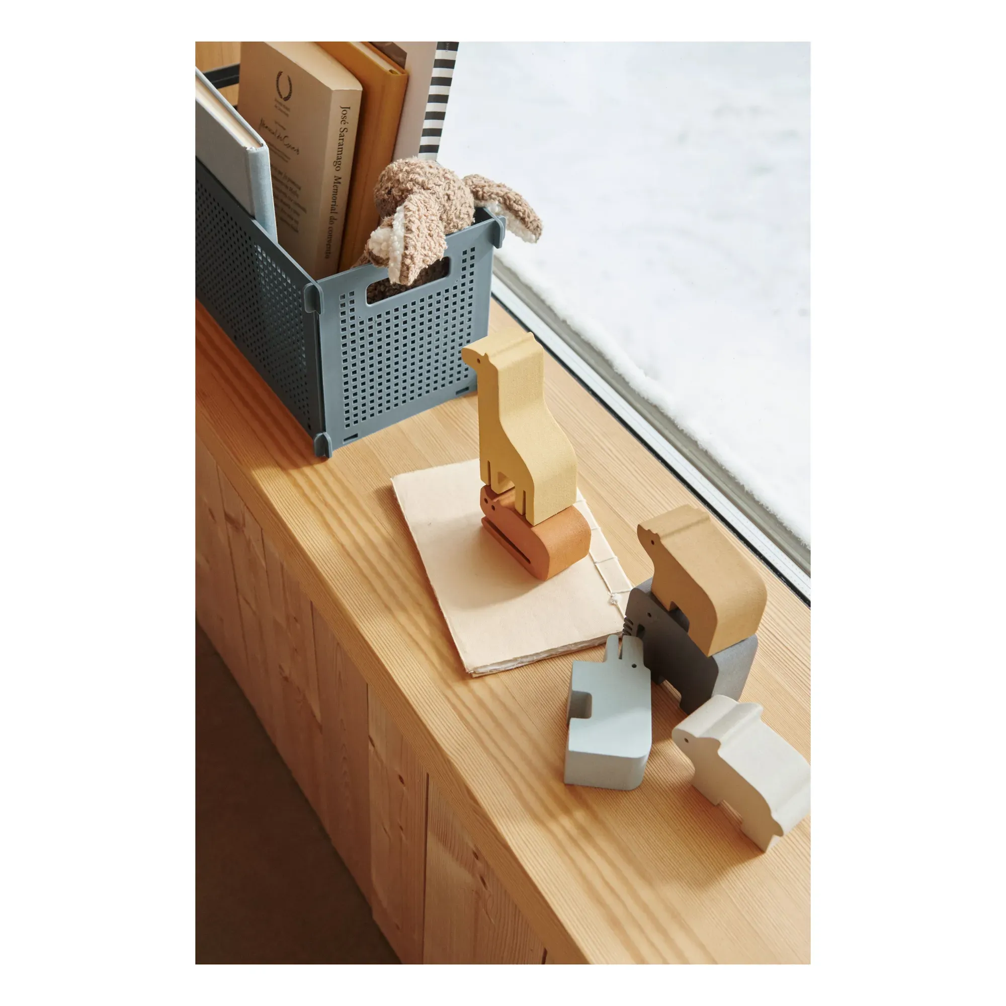 Dirch Perforated Storage Box - Whale Blue, Recycled Polypropylene alternate view
