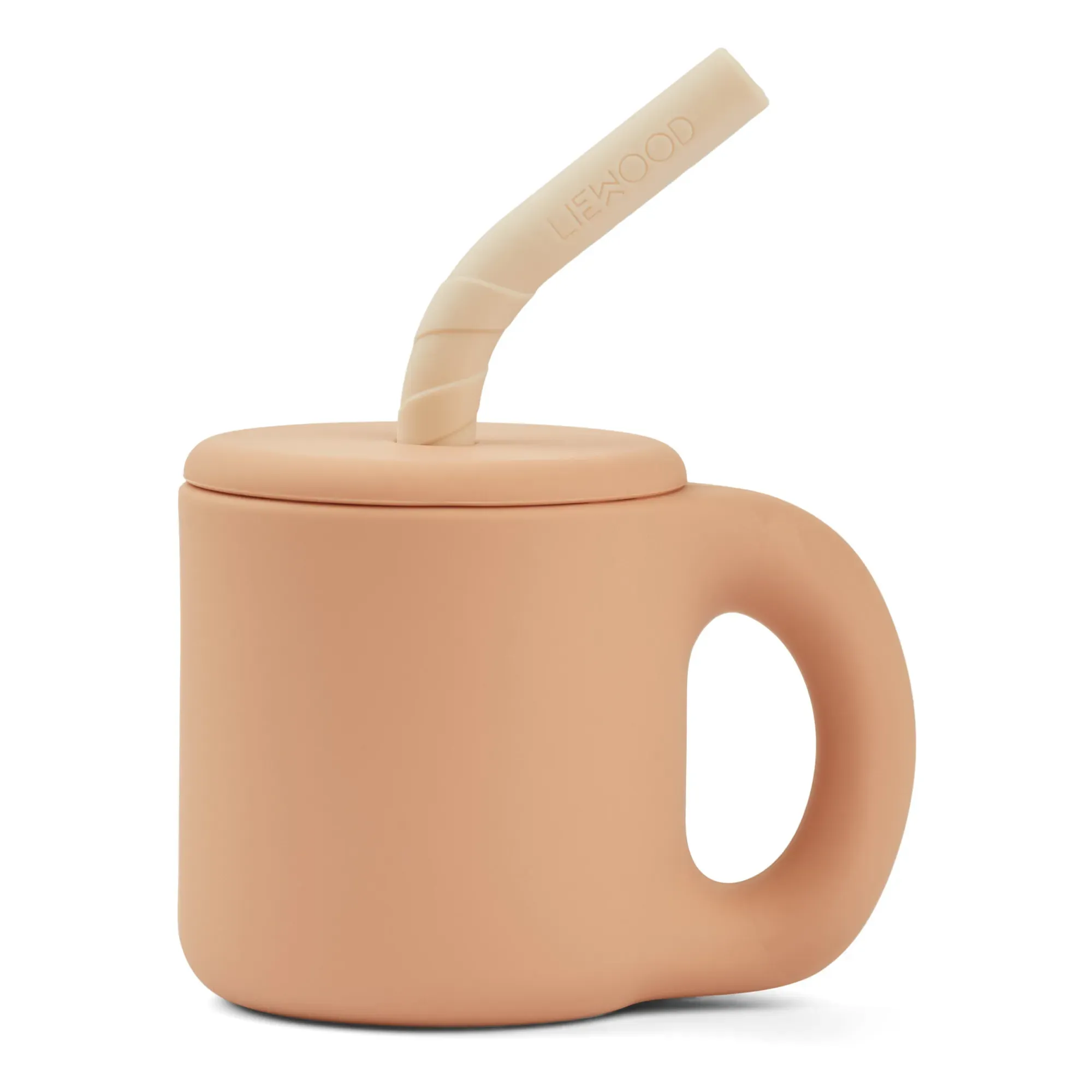 Jenna Straw Mug - Pale Pink, Silicone product