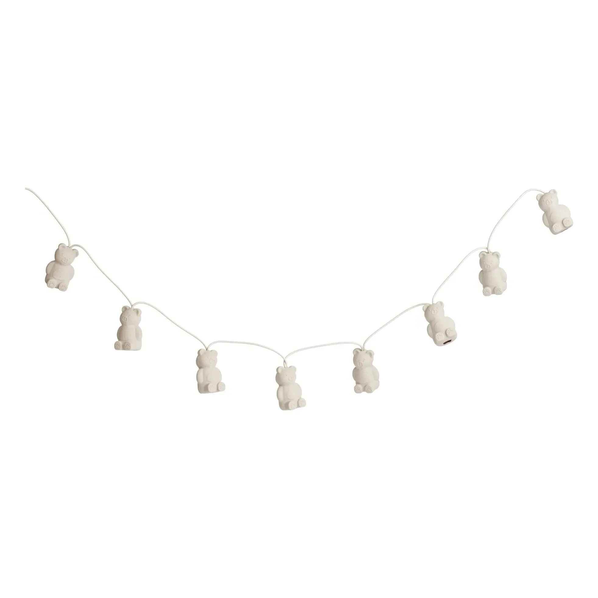 Juliette Teddy Bear Lighting Garland - Sandy, Silicone product
