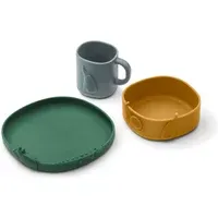 Kine Silicone Tableware 3-Piece Set - Golden Caramel alternate view
