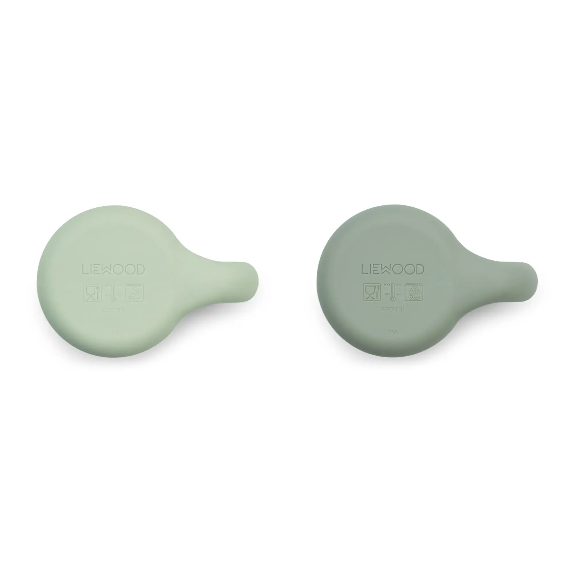 Kylie Silicone Mugs Set of 2 - Pale Green alternate view