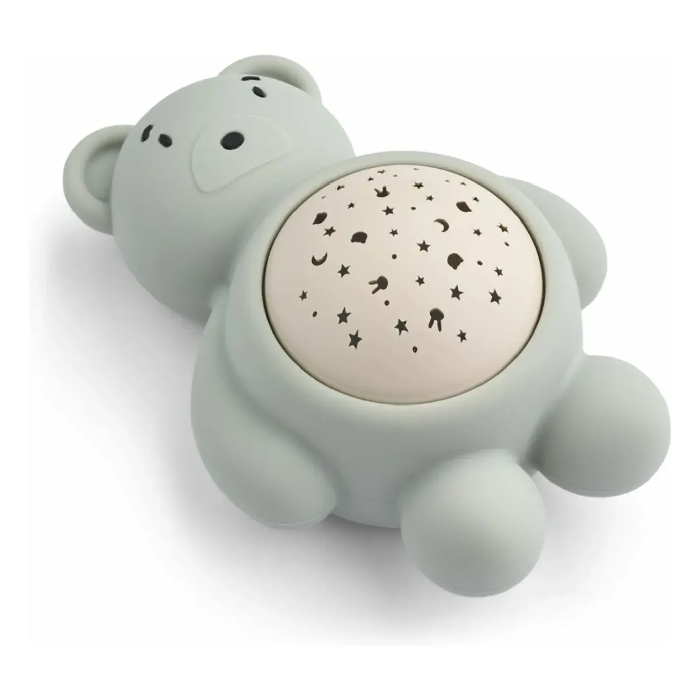 Manuel Bear Nightlight Projector with Sound Spa - Dove Blue, Silicone product