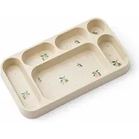 Mosu 6-Compartment Divider Plate - Peach, Recycled PET alternate view