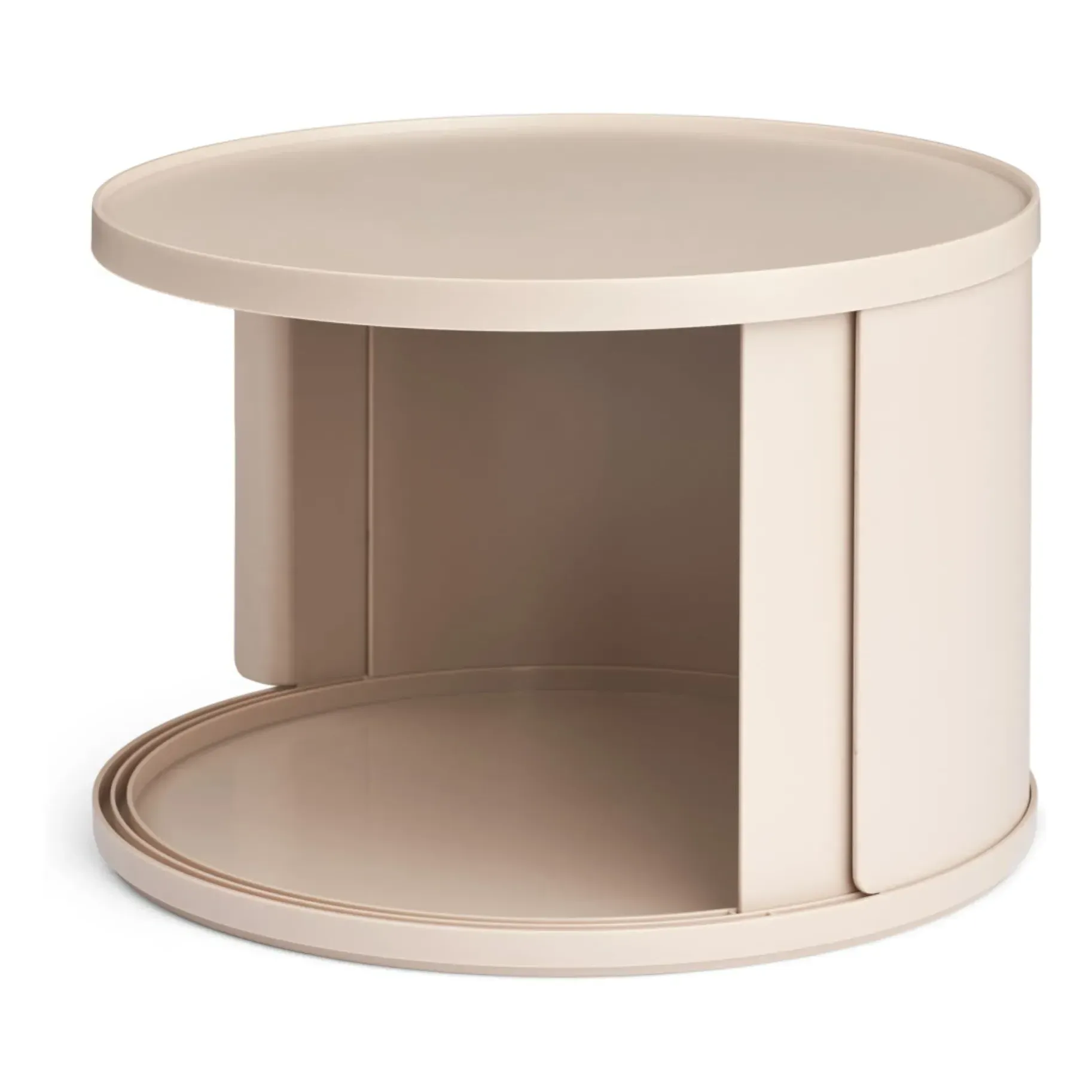 Nona Round Storage with Sliding Door - Sandy product