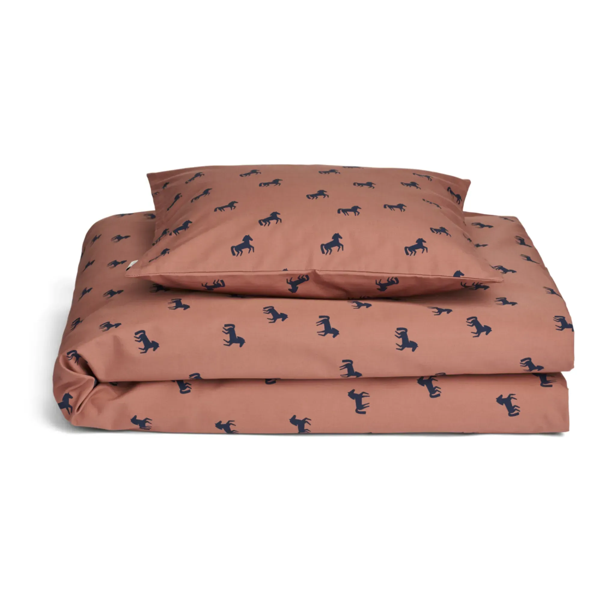 Organic Cotton Bedding Set - Horses, Dark Rosetta product